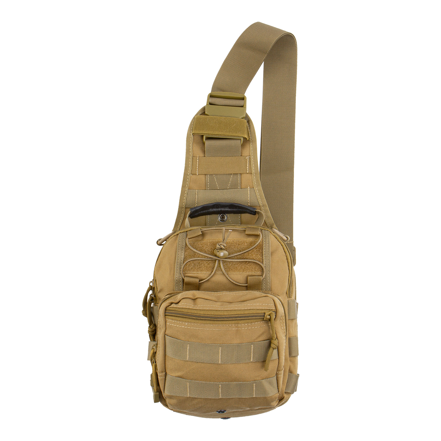 US Molle Shoulder Bag, TAN