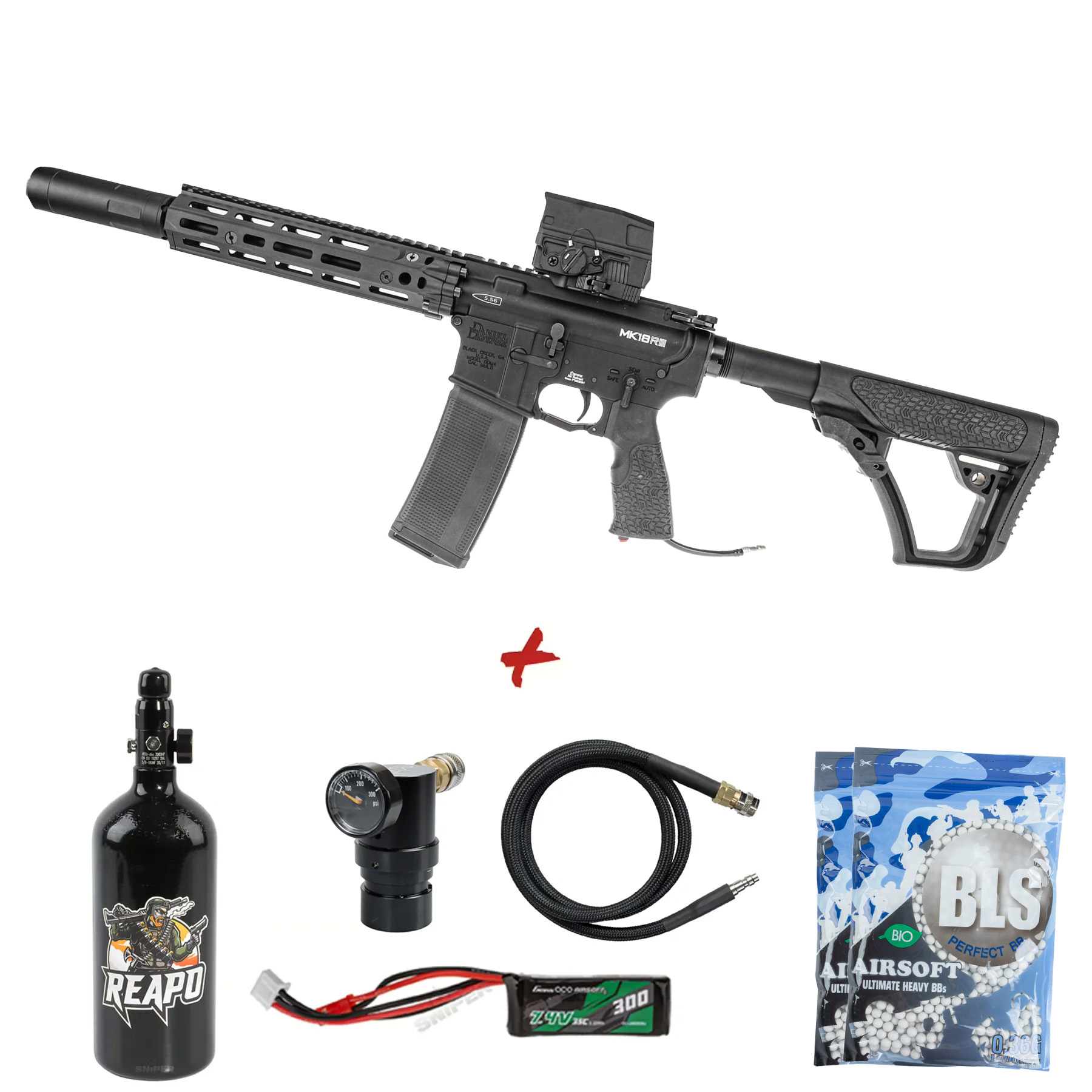 Prep my HPA Deal #1 - Wolverine MTW Daniel Defense RIS III Milspec HPA, Black