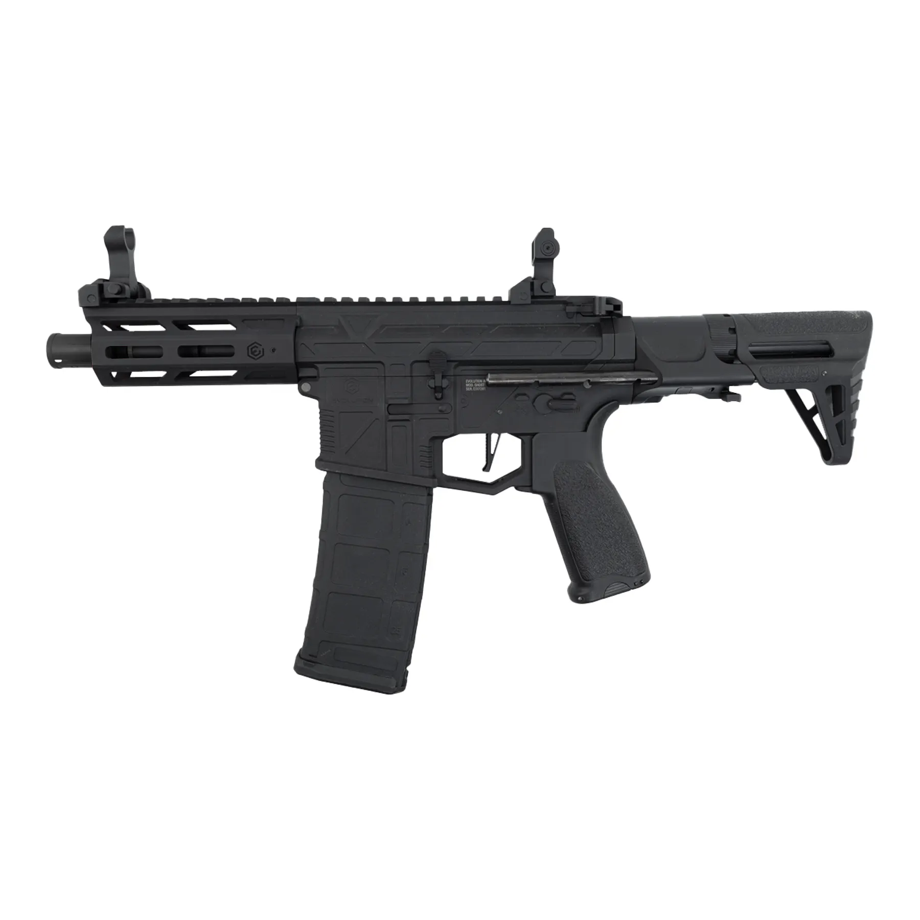 Evolution Ghost XS EMR PDW AEG < 0,5 Joule Softair Gewehr, Black