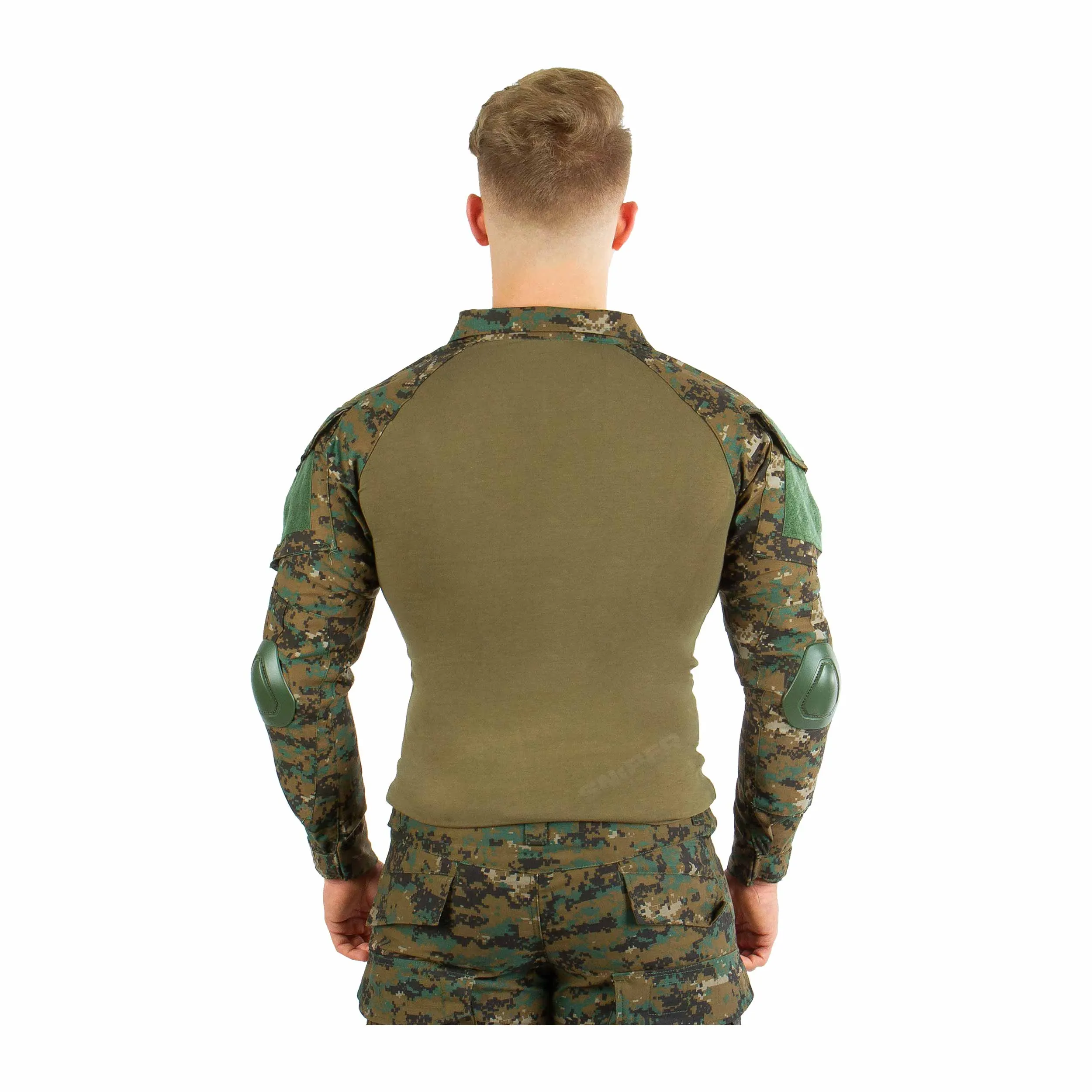 Tactical Combat Shirt, Digital Woodland Tactical Combat Shirt, Digital Woodland