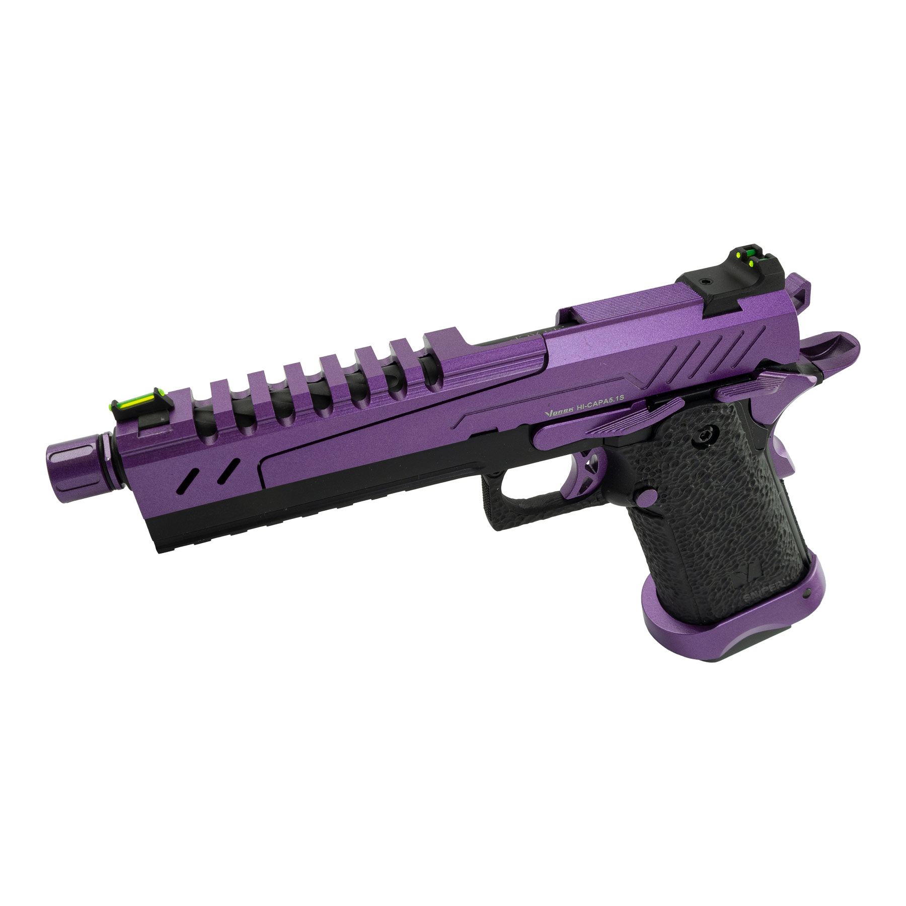 Vorsk Hi-Capa 5.1 Split Slide, Purple/Black, GBB
