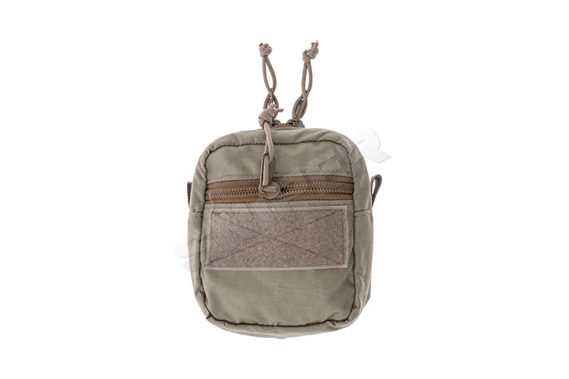 Medium Double Zip Utility Pouch, Khaki