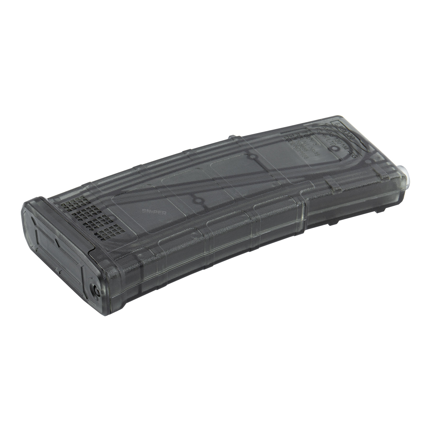 Mid Cap Magazin für M4/16, 130rds Transparent
