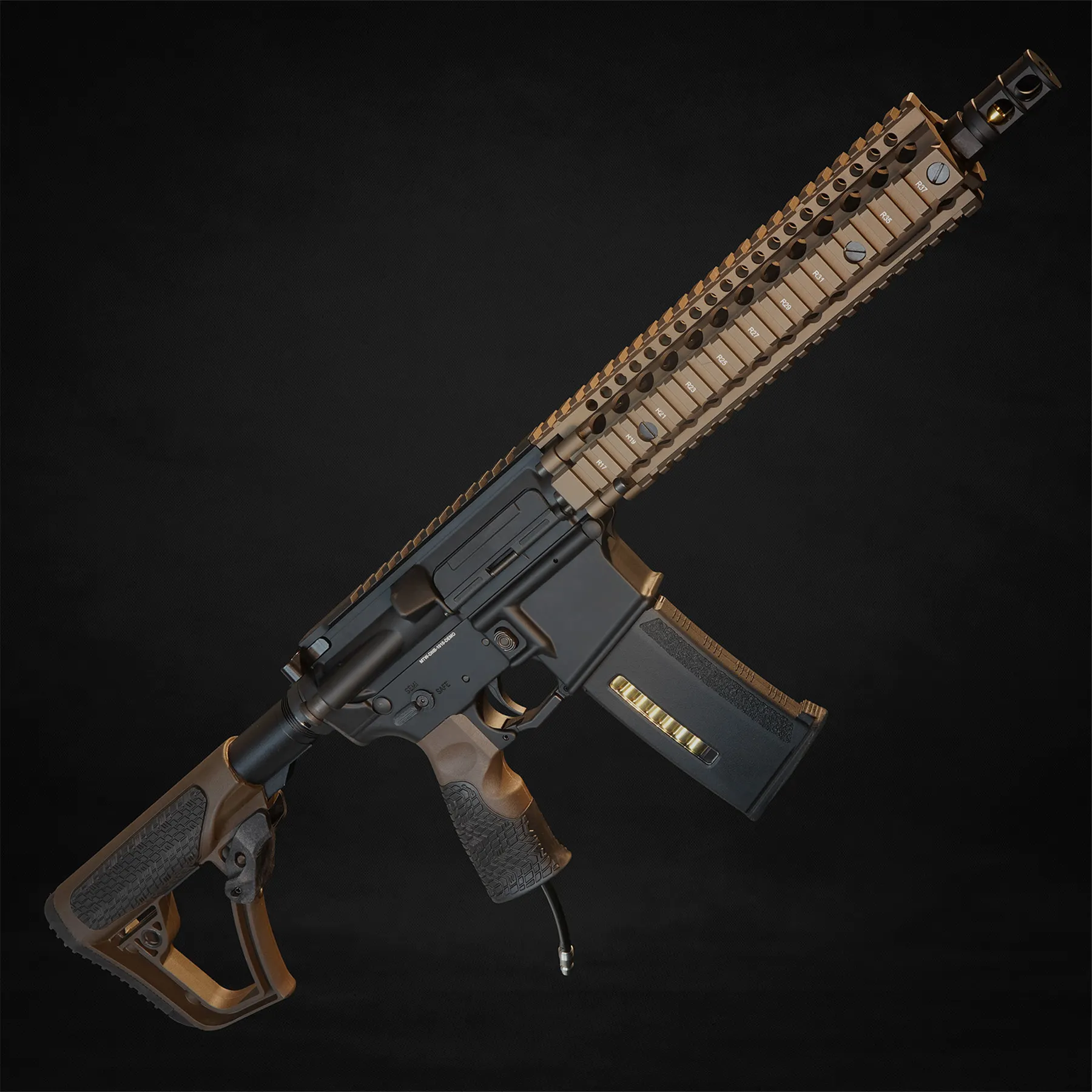 Pre-Order - MTW XB Daniel Defense RIS II, Milspec Brown