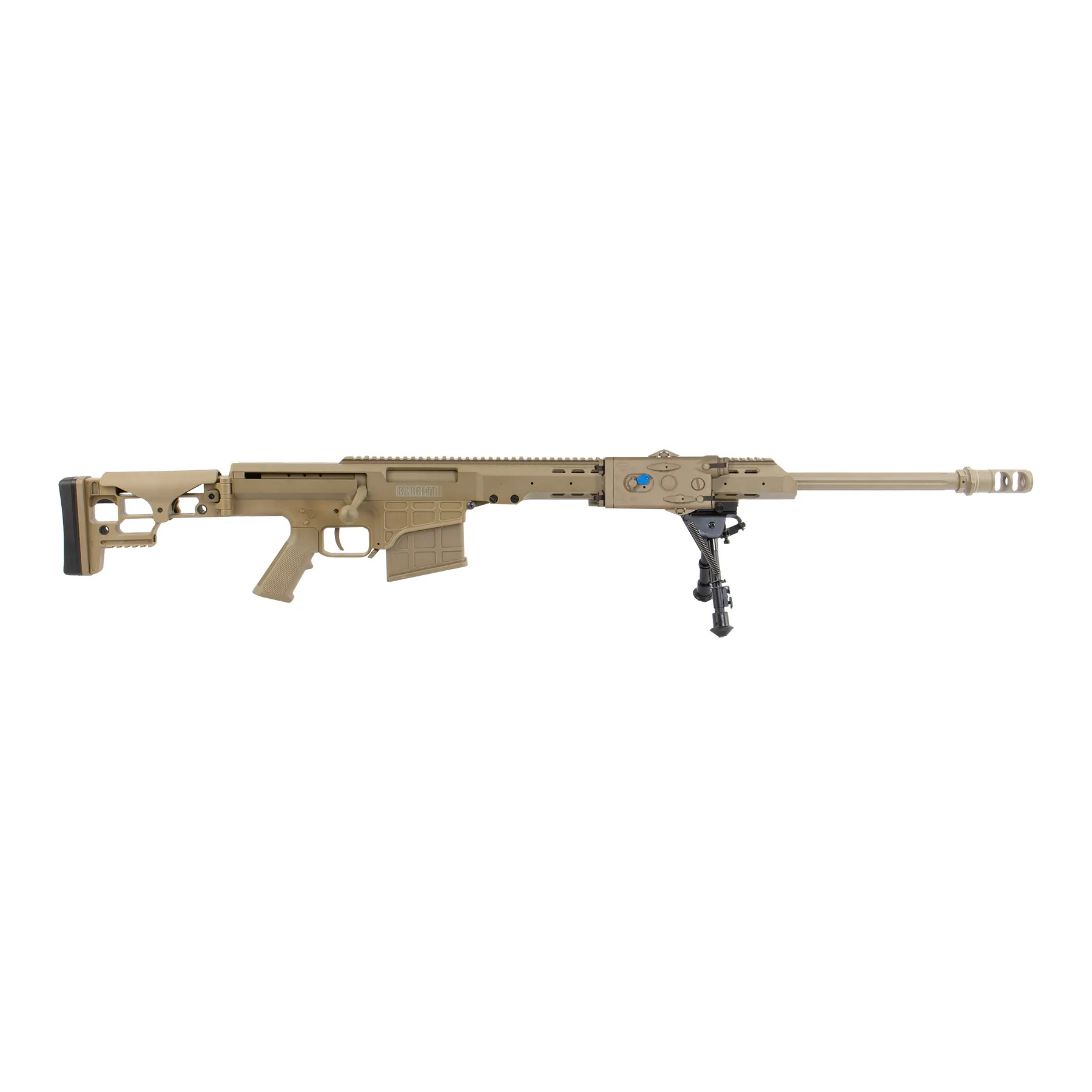 Barrett MRAD M98B Scharfschützengewehr w/ Bipod (S)AEG, Tan
