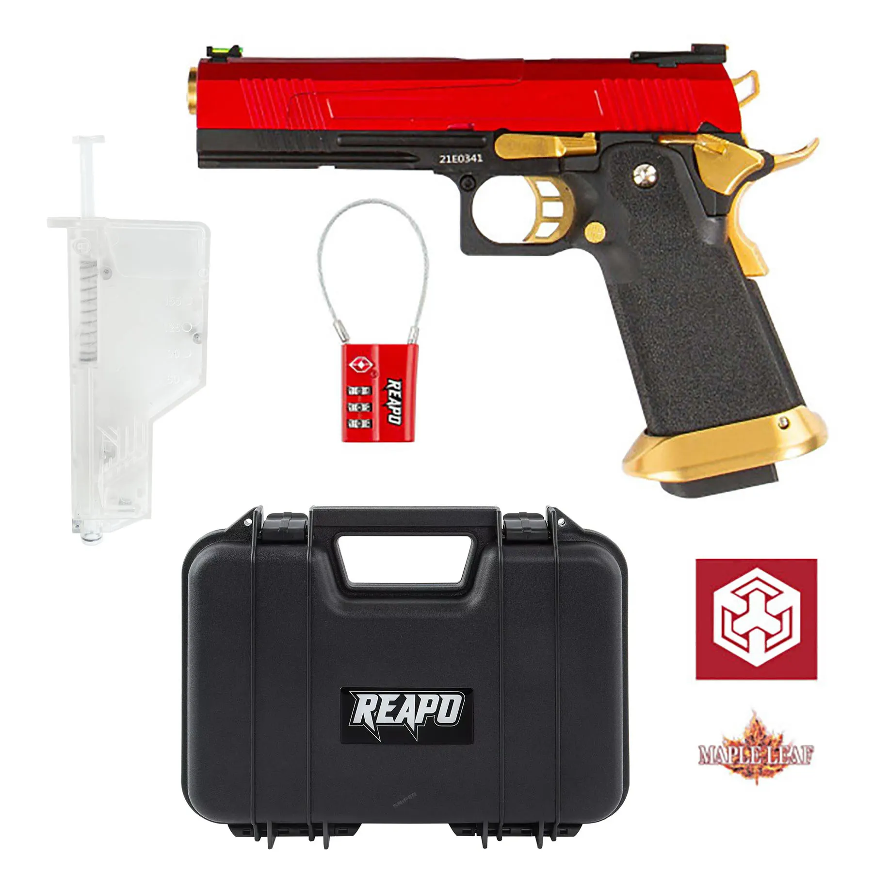 SAC Custom HX1004 Hi-Capa 5.1 Split Slide, GBB SAC Custom HX1004 Hi-Capa 5.1 Split Slide, GBB