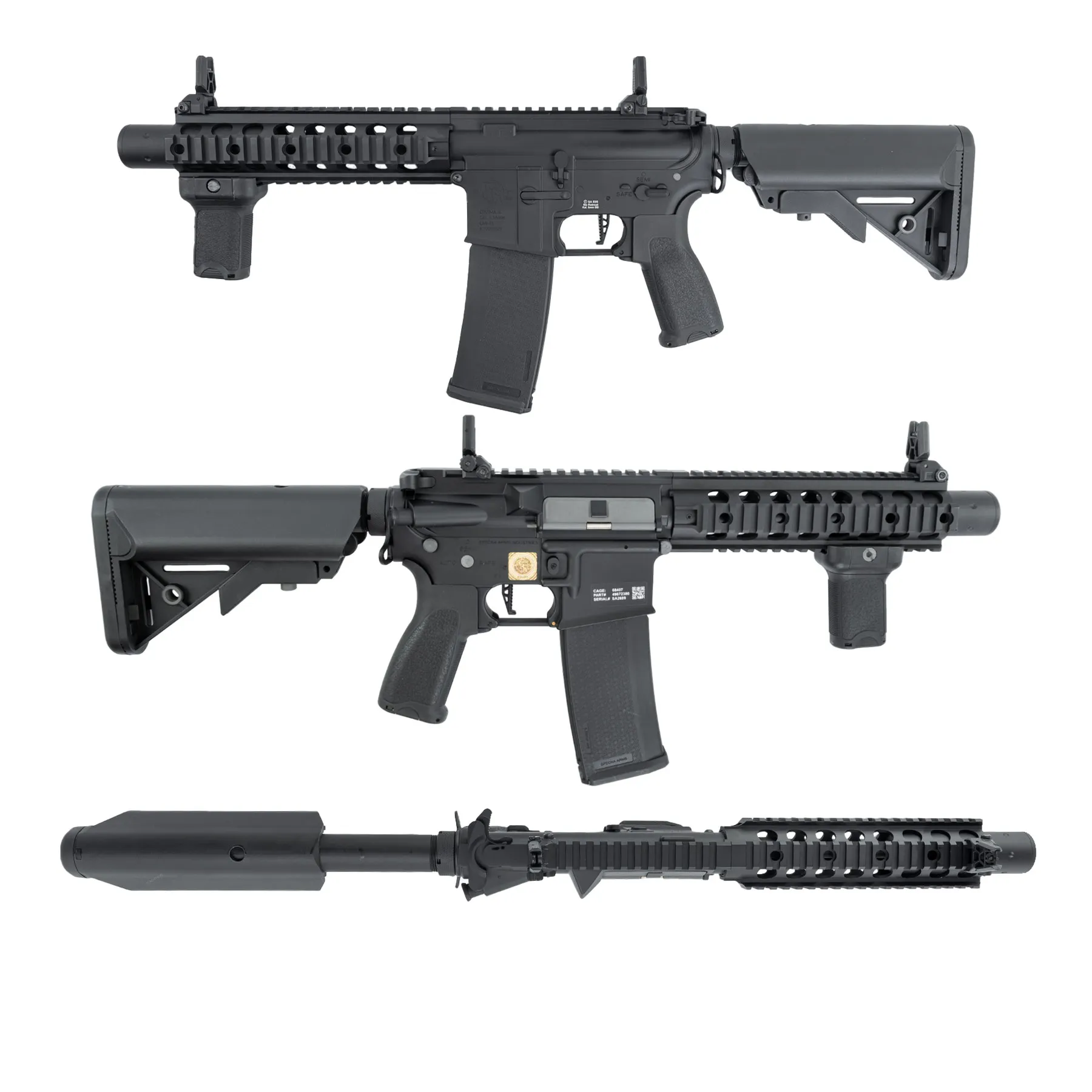 Specna Arms SA-E05 Edge 2.0 (S)AEG, Black