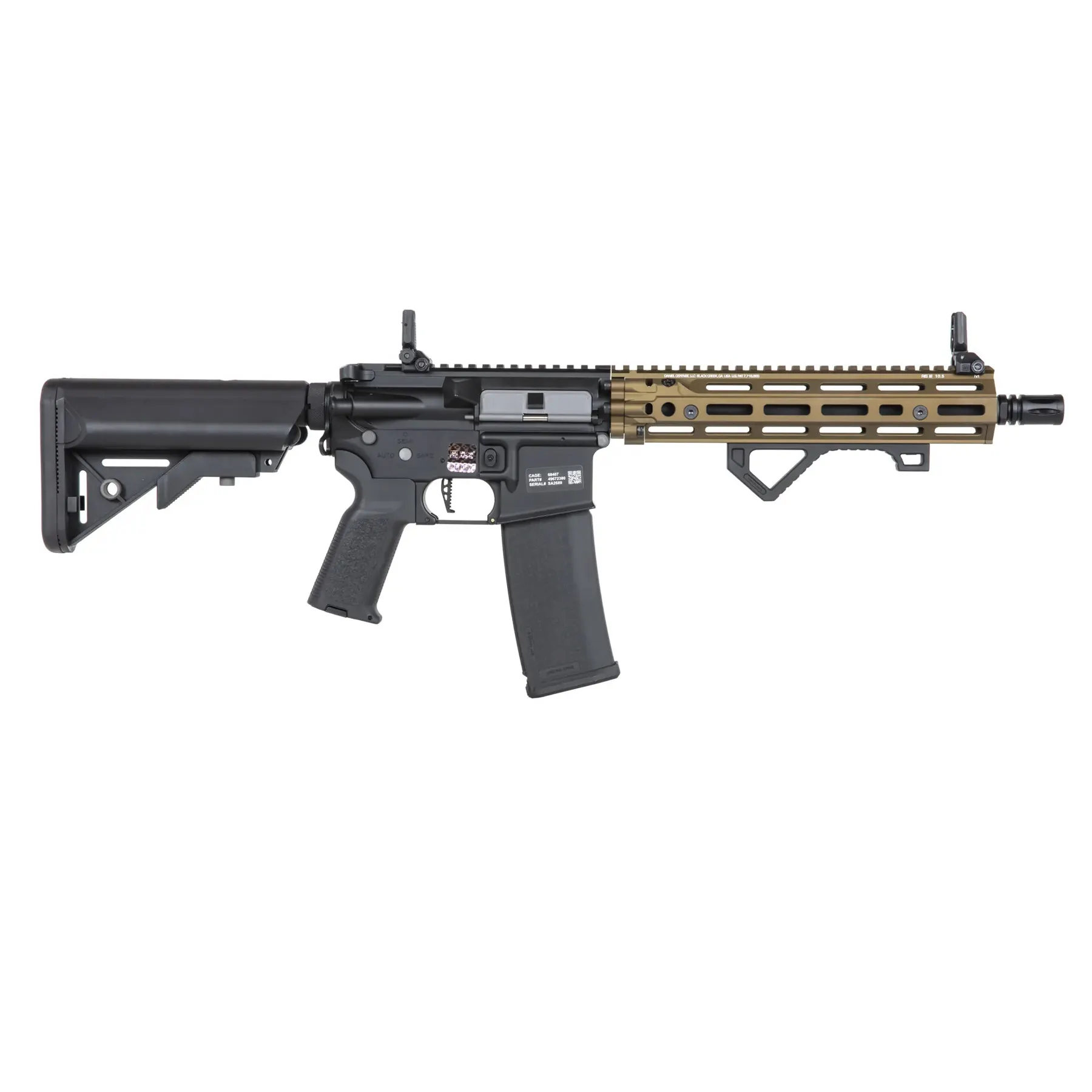 Specna Arms SA-P27 Prime Daniel Defense RIS III 10,5" w/ Aster ETU (S)AEG, Chaos Bronze Specna Arms SA-P27 Prime Daniel Defense RIS III 10,5" w/ Aster ETU (S)AEG, Chaos Bronze