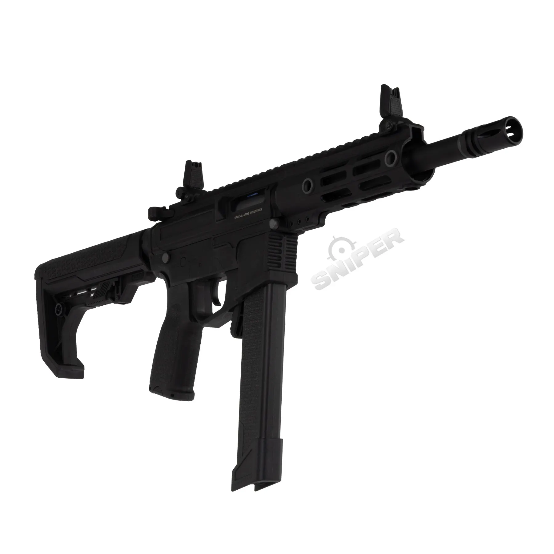 Specna Arms SA-FX01 Flex < 0,5 Joule Softair Gewehr w/ Gate X-ASR, Black