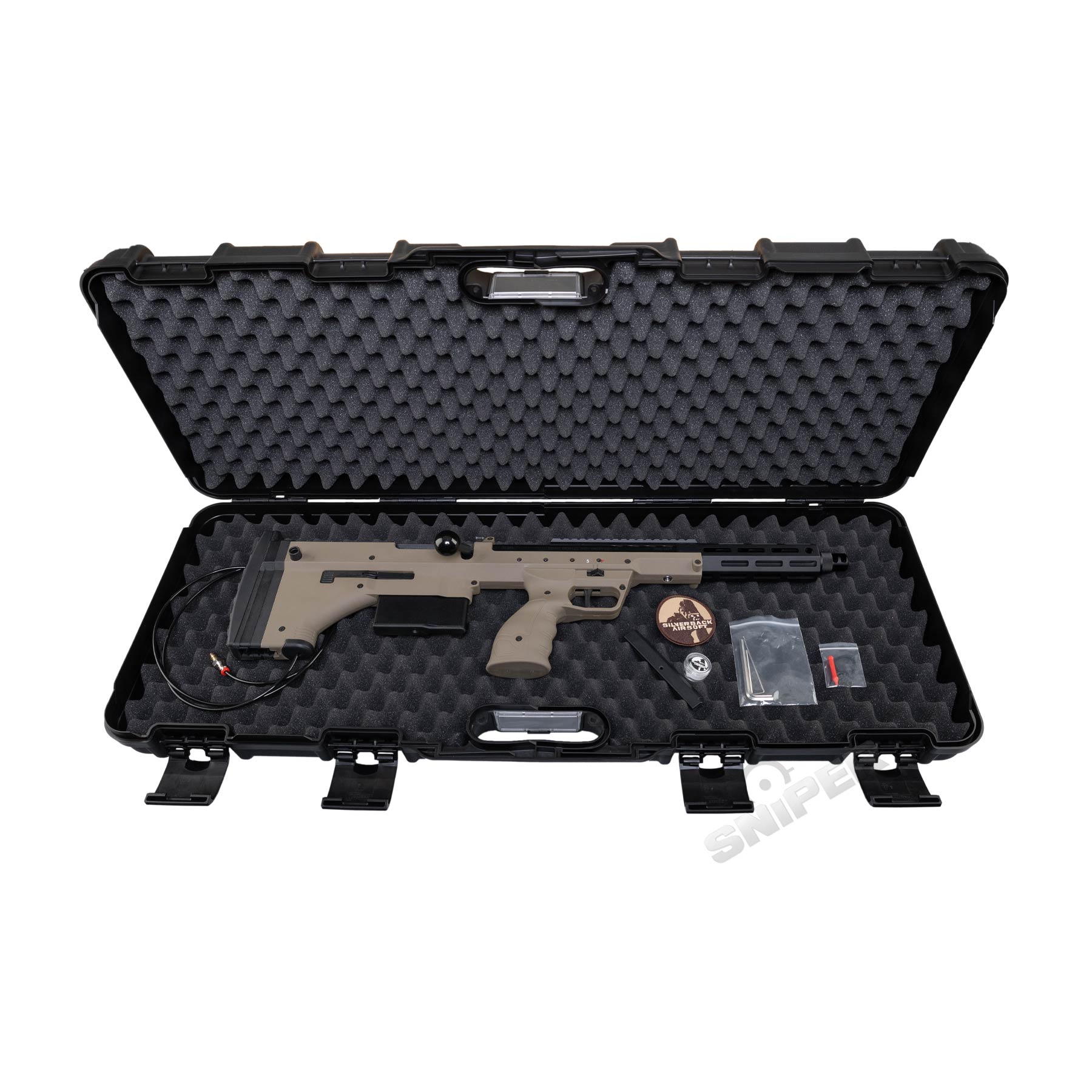 SAC x Mancraft Silverback SRS A2/M2 16 inch, FDE