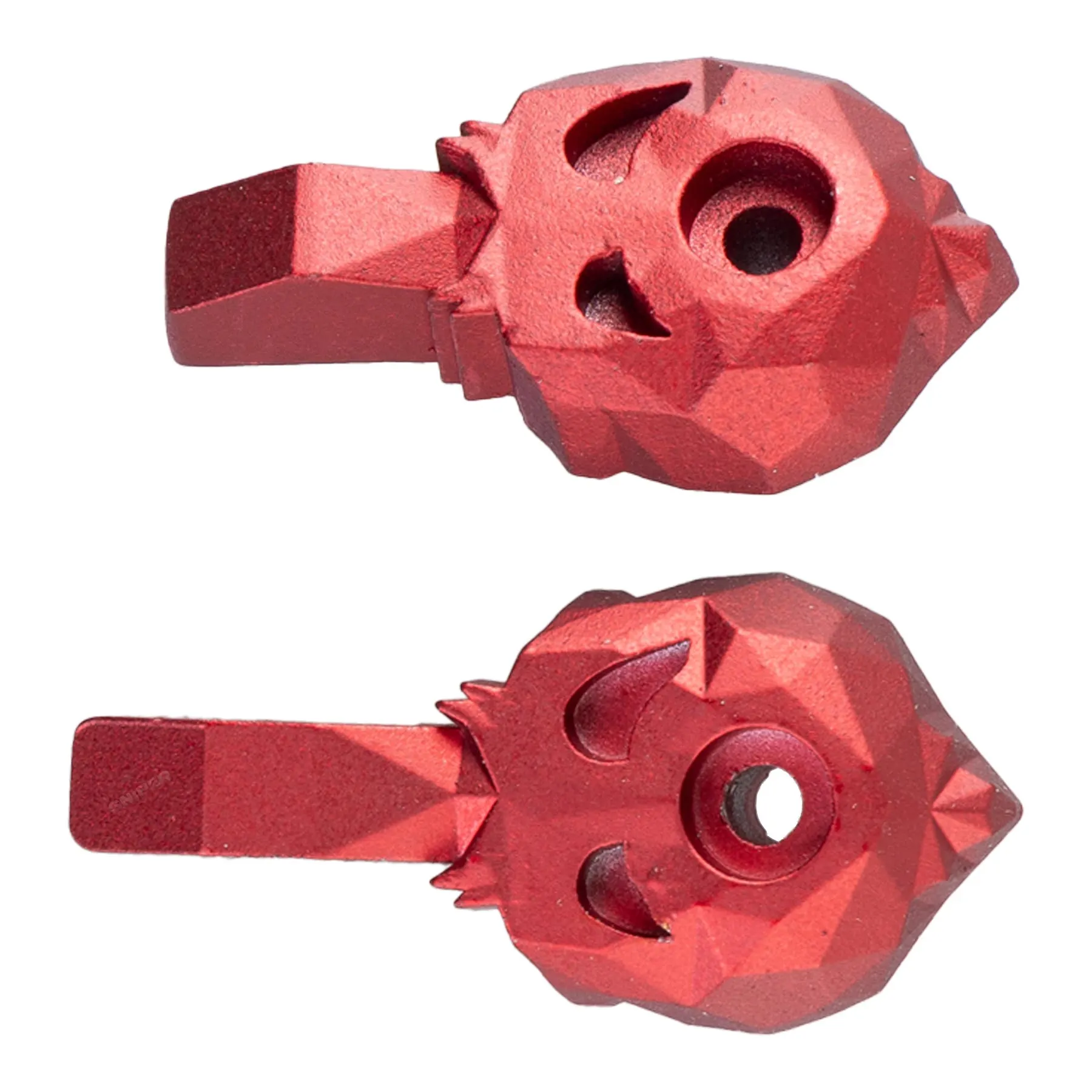 APS Ambidextrous Skull Fire Selector, Red