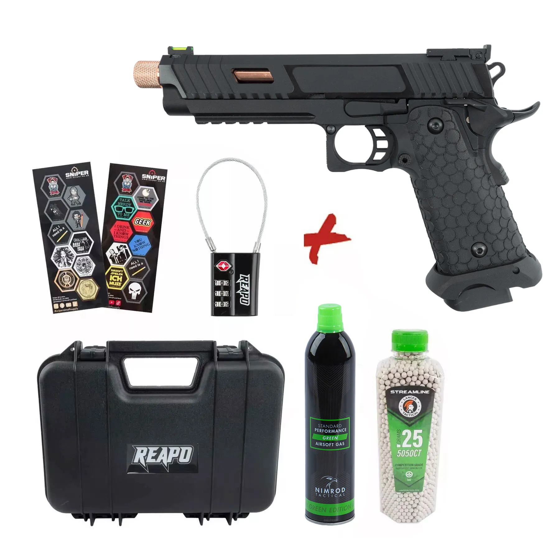Bundle Deal #1 - Reapo JW3 BABA YAGA Softair Pistole