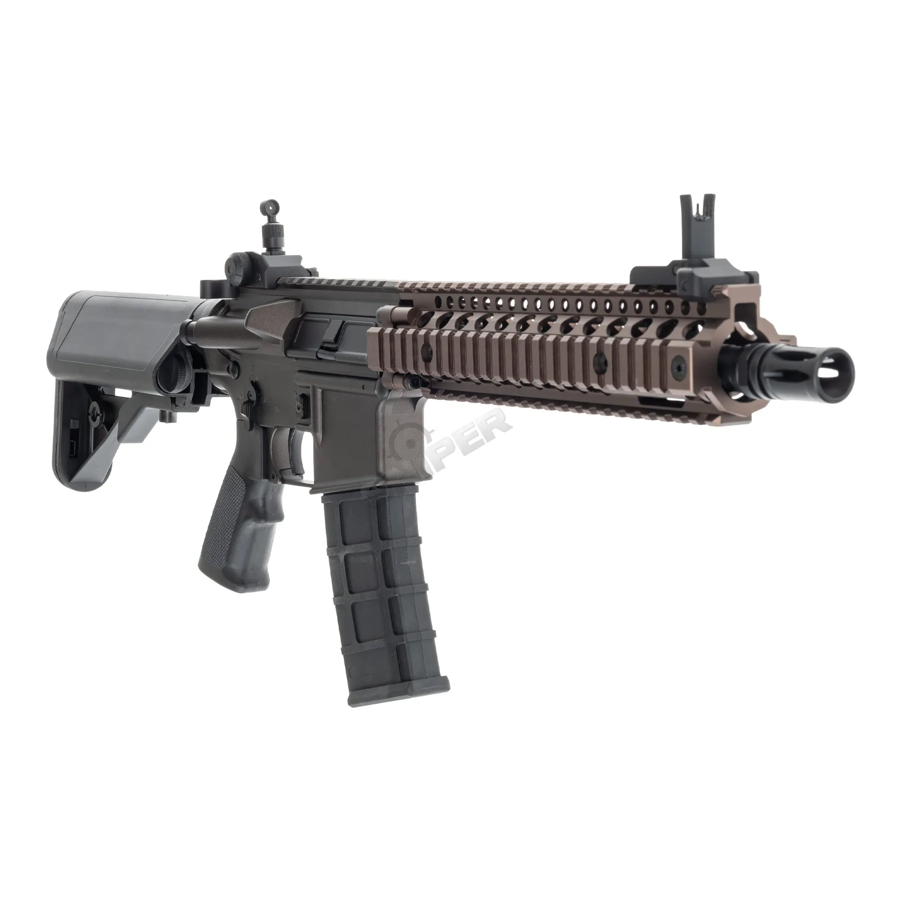 Golden Eagle Daniel Defense MK18 GBB, FDE