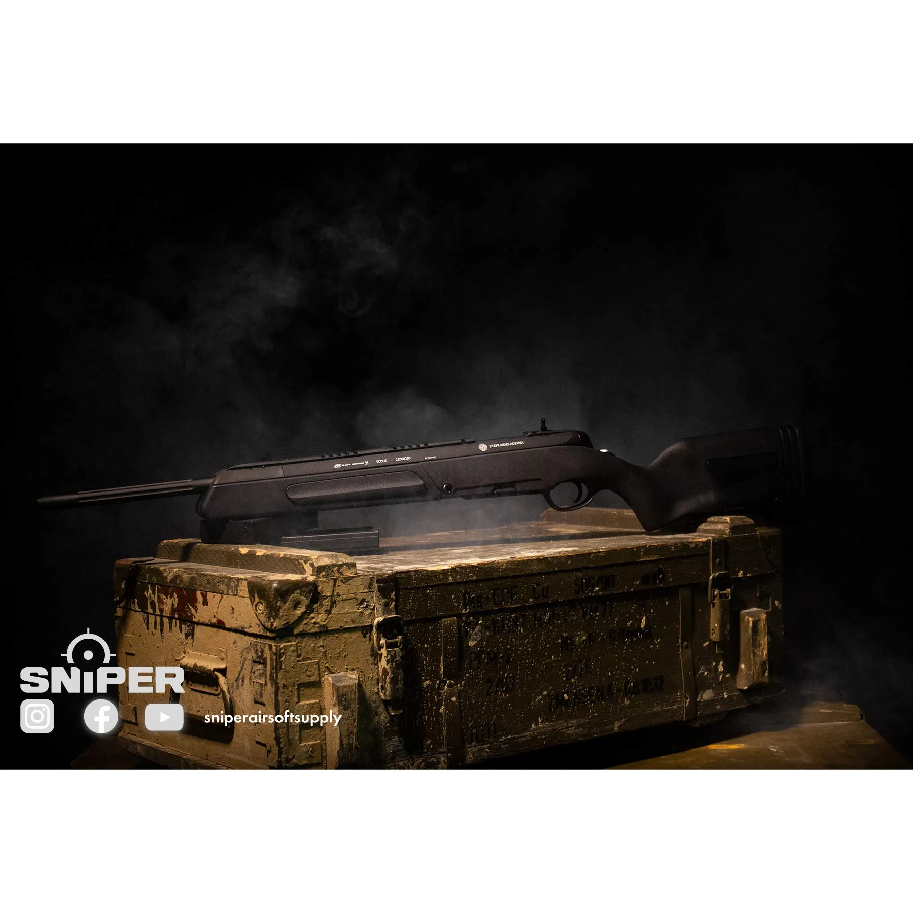 Steyr Scout Scharfschützengewehr, Black Steyr Scout Scharfschützengewehr, Black