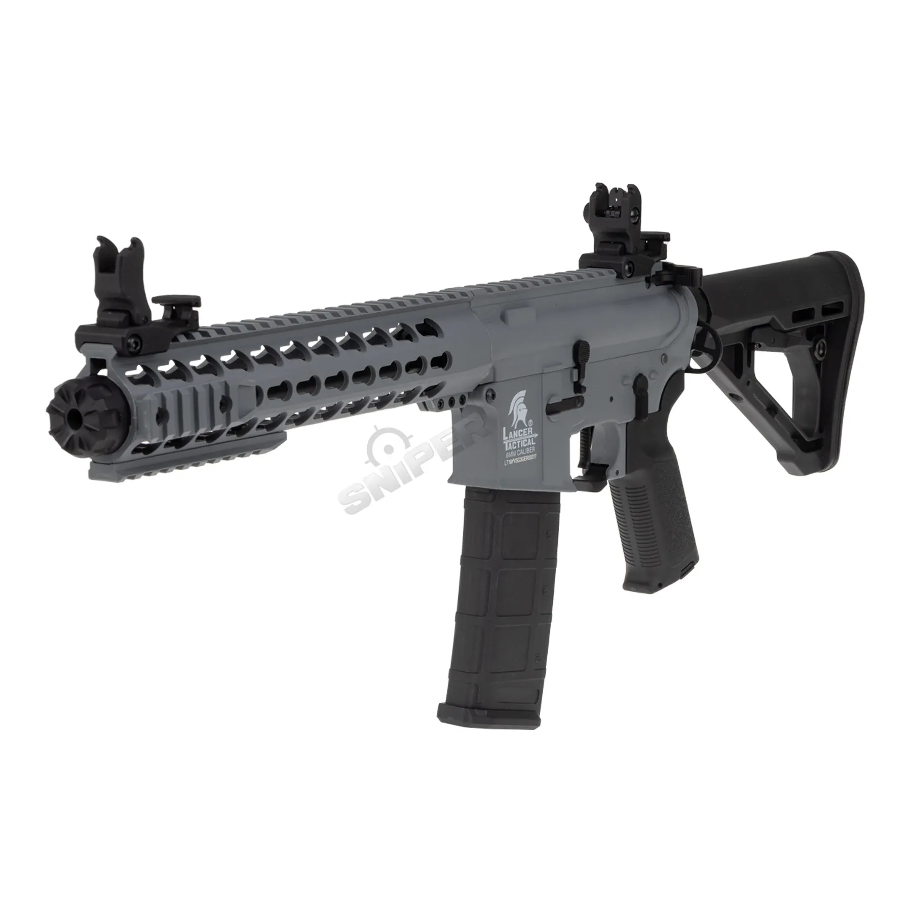 Einsteiger Set #3 - Lancer LT-19 Keymod Gen 3 (S)AEG, Gray
