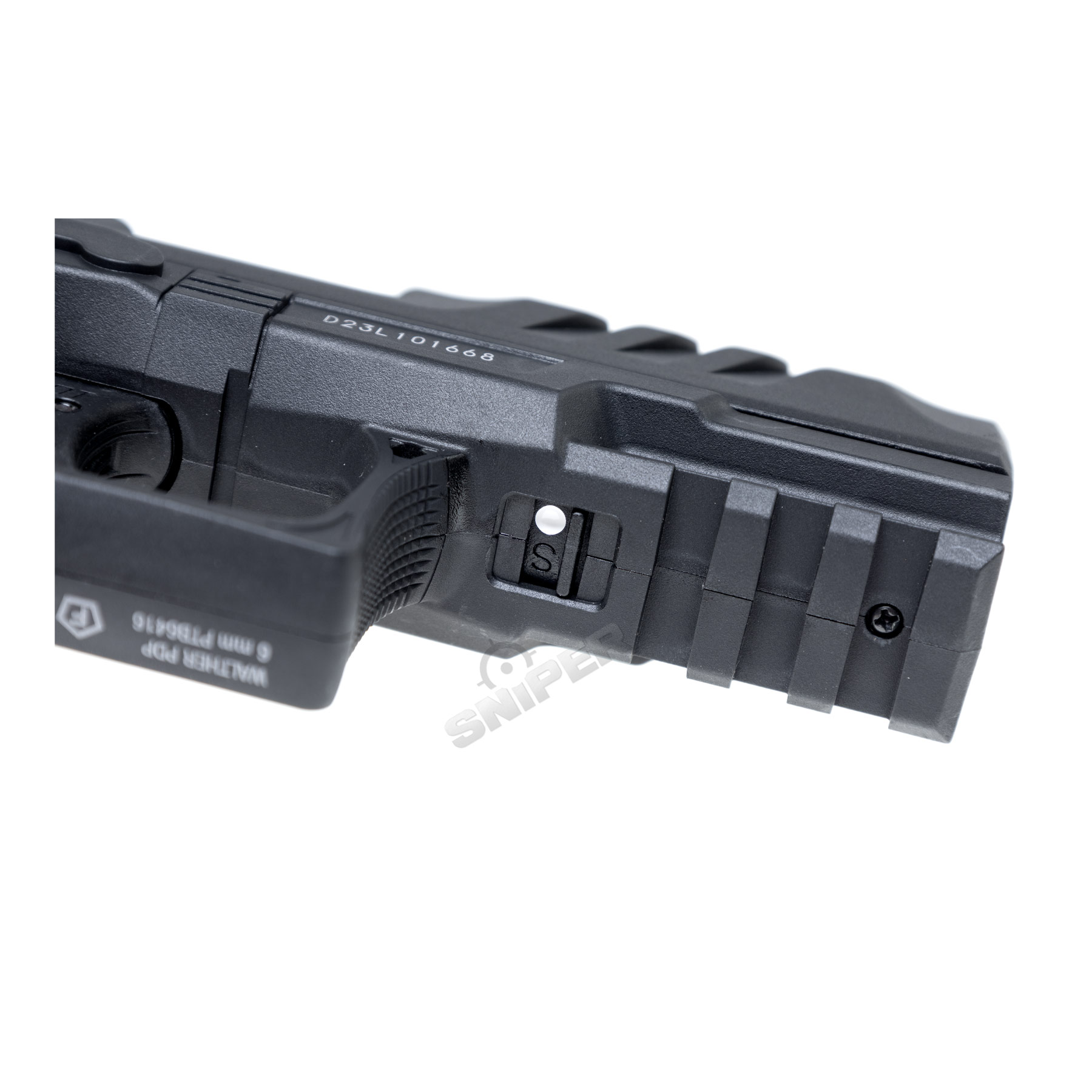Walther PDP Compact 4" w/ Red Dot Visier NBB Co2 Softair Pistole, Black