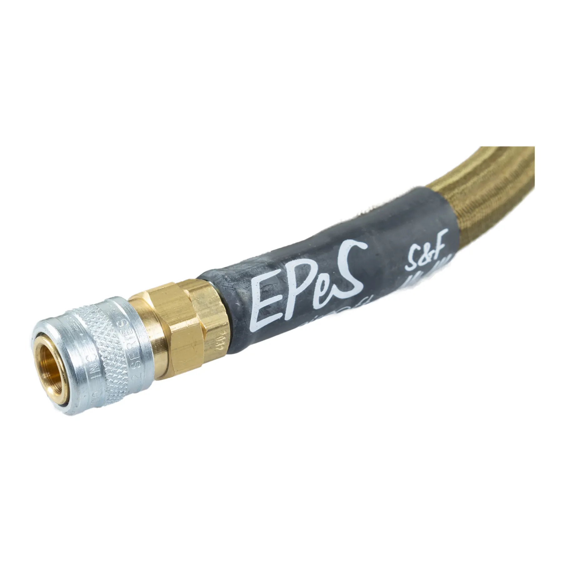 HPA S&F MK. III 100cm Braided Hose Line US, Olive