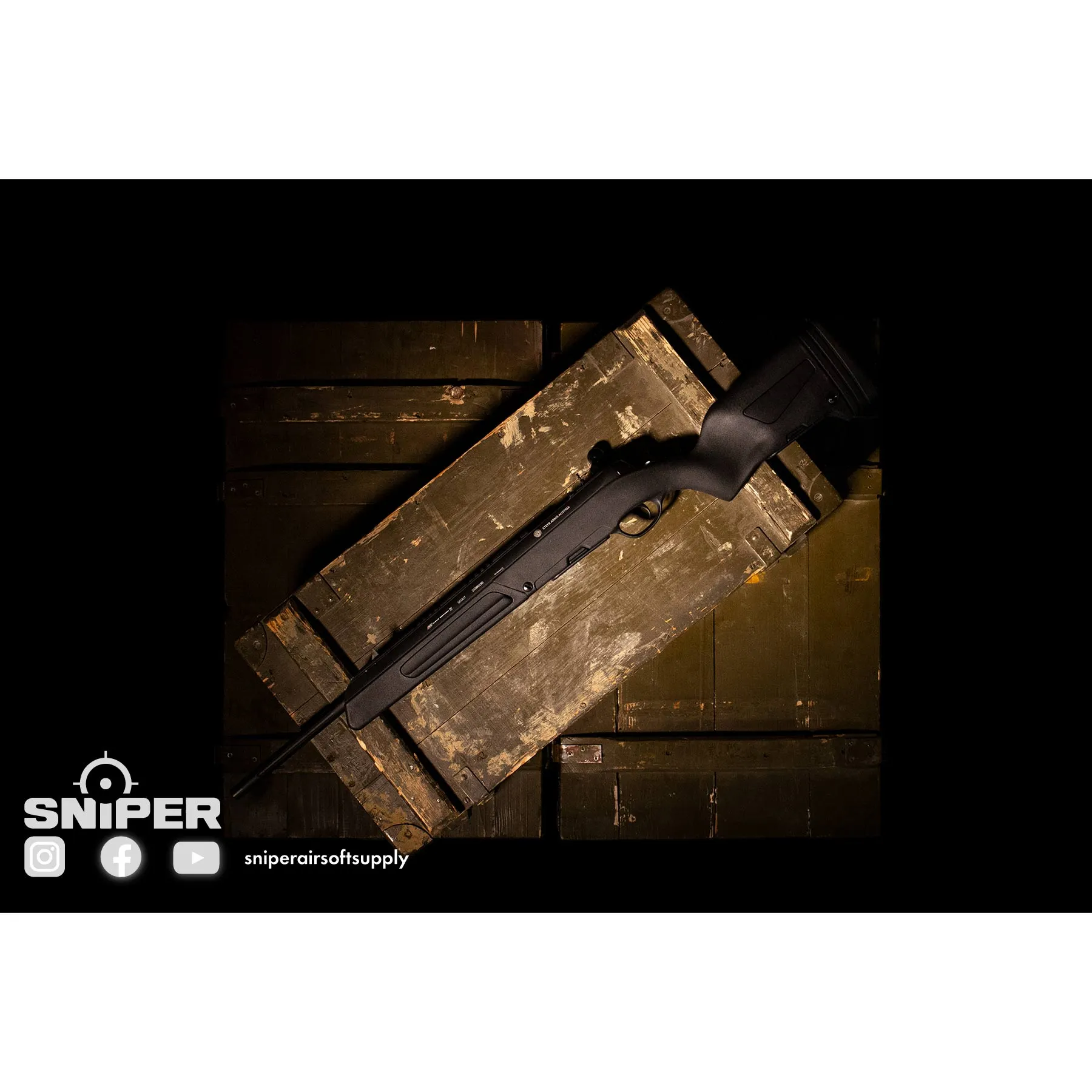 Steyr Scout Scharfschützengewehr, Black Steyr Scout Scharfschützengewehr, Black