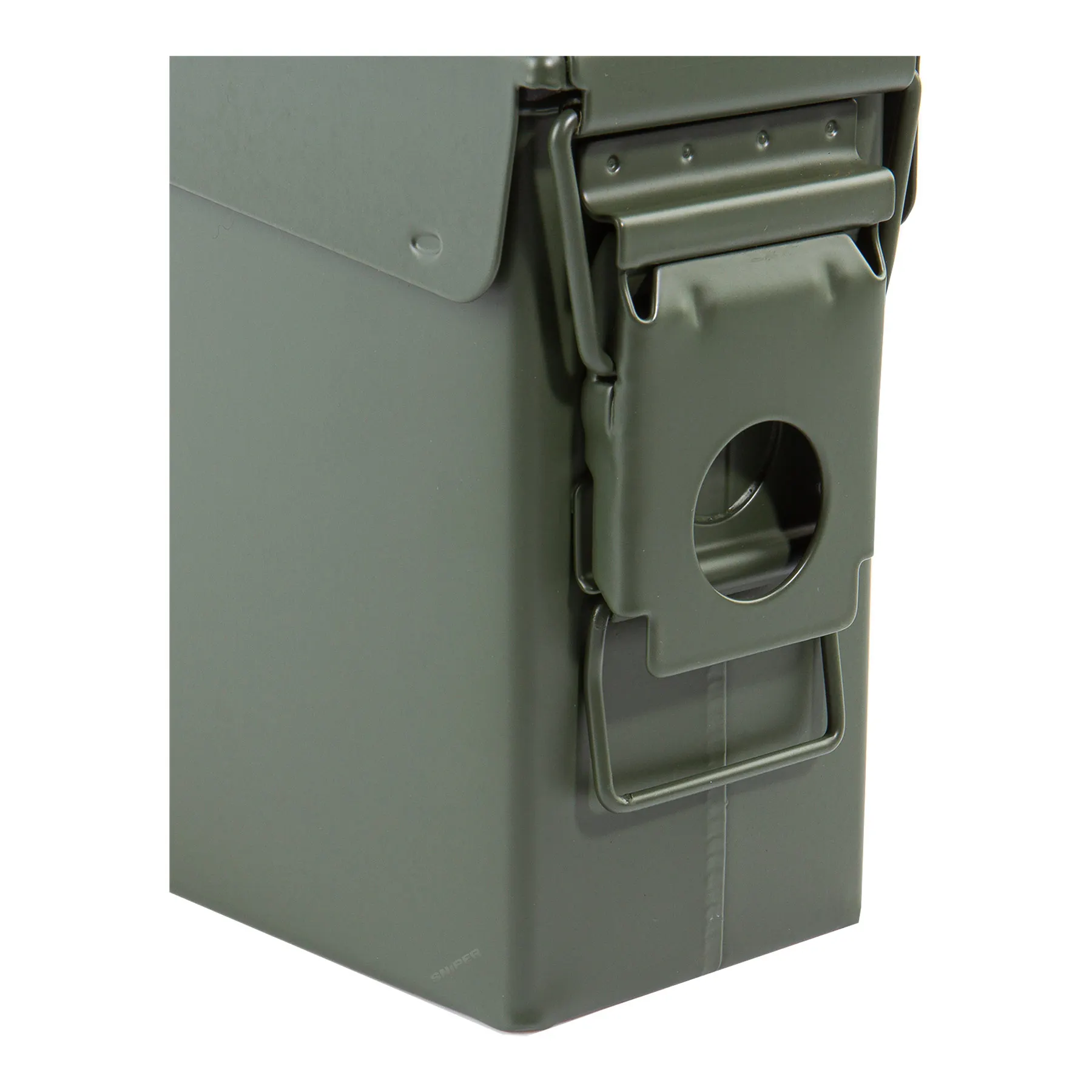 Metall Munitionskiste, 30x16x14,5 cm, olive
