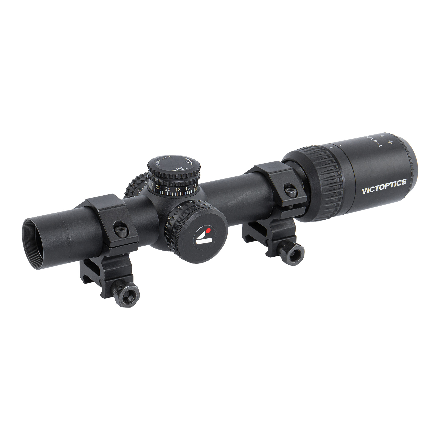Victoptics OPSL21 X4 1-4x20IR Zielfernrohr, Black
