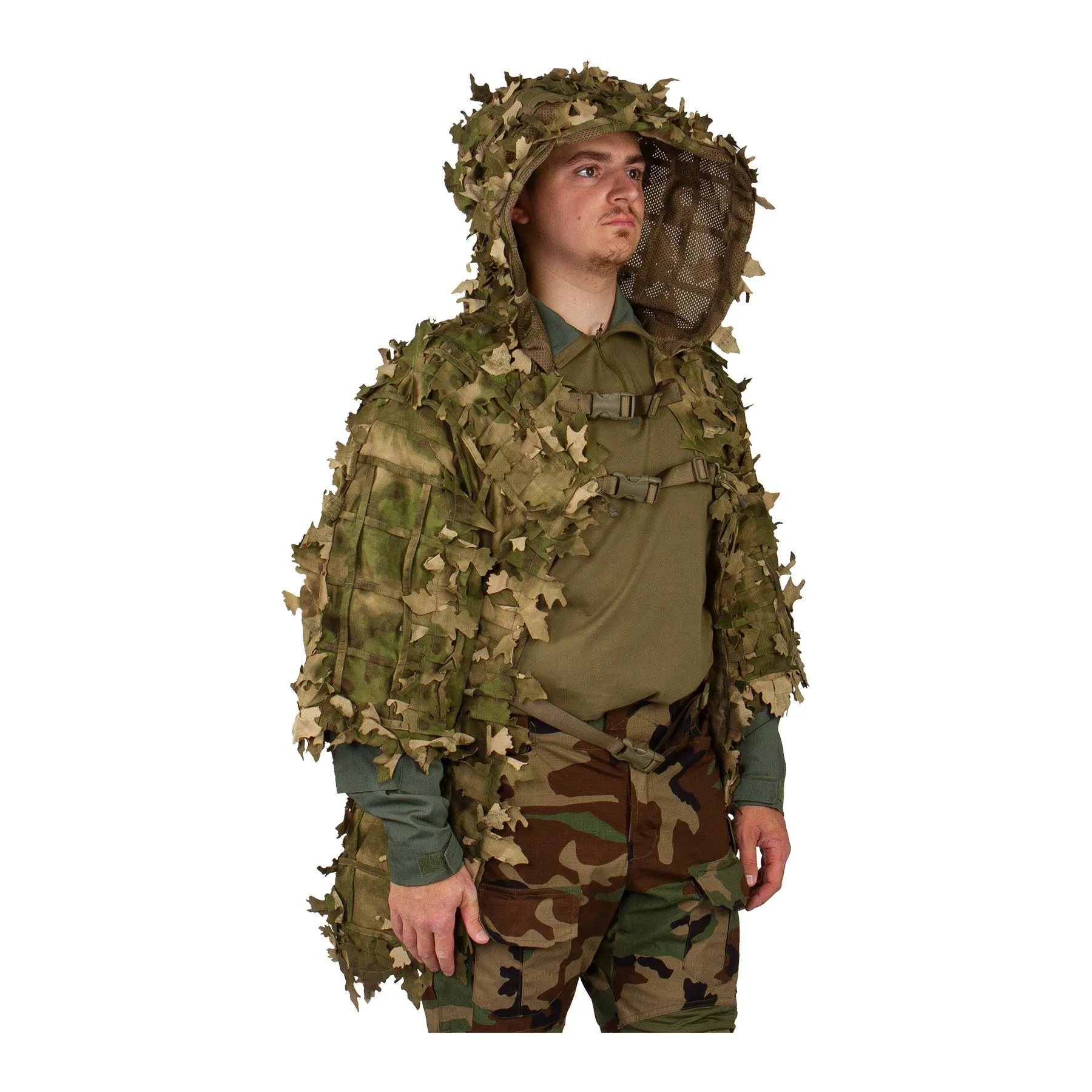 Invader Ghillie Base Leaf, Everglade Invader Ghillie Base Leaf, Everglade