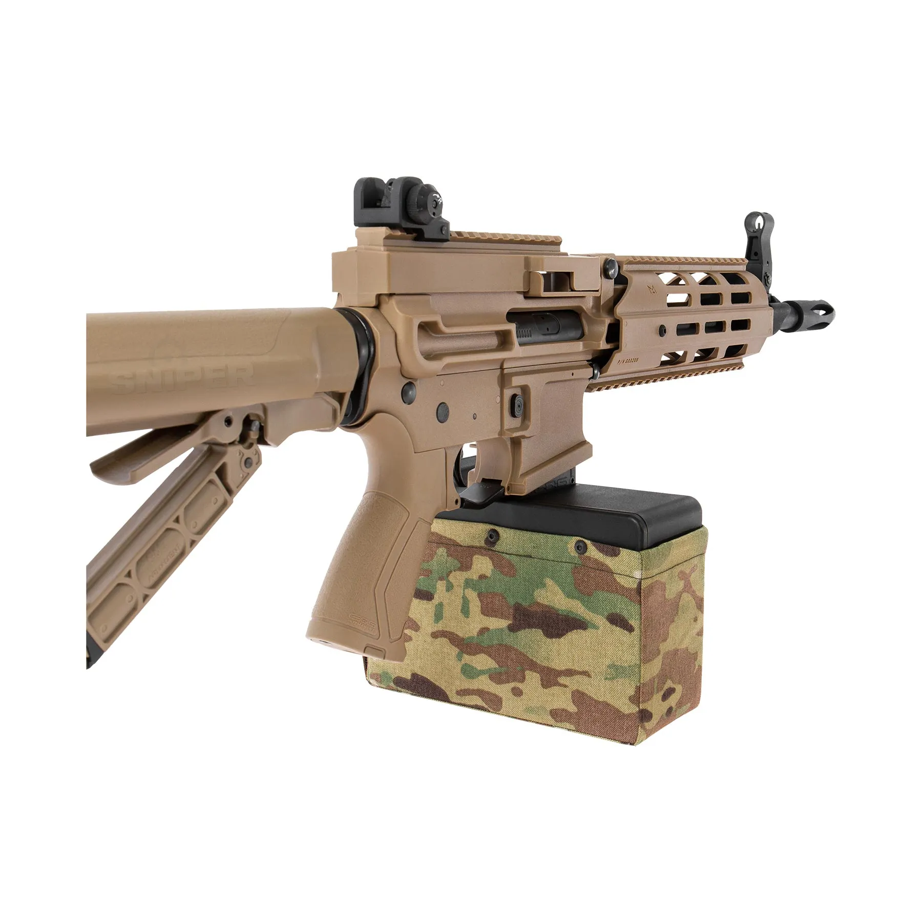 CM16 LMG < 0,5J, AEG Softair Gewehr, Desert