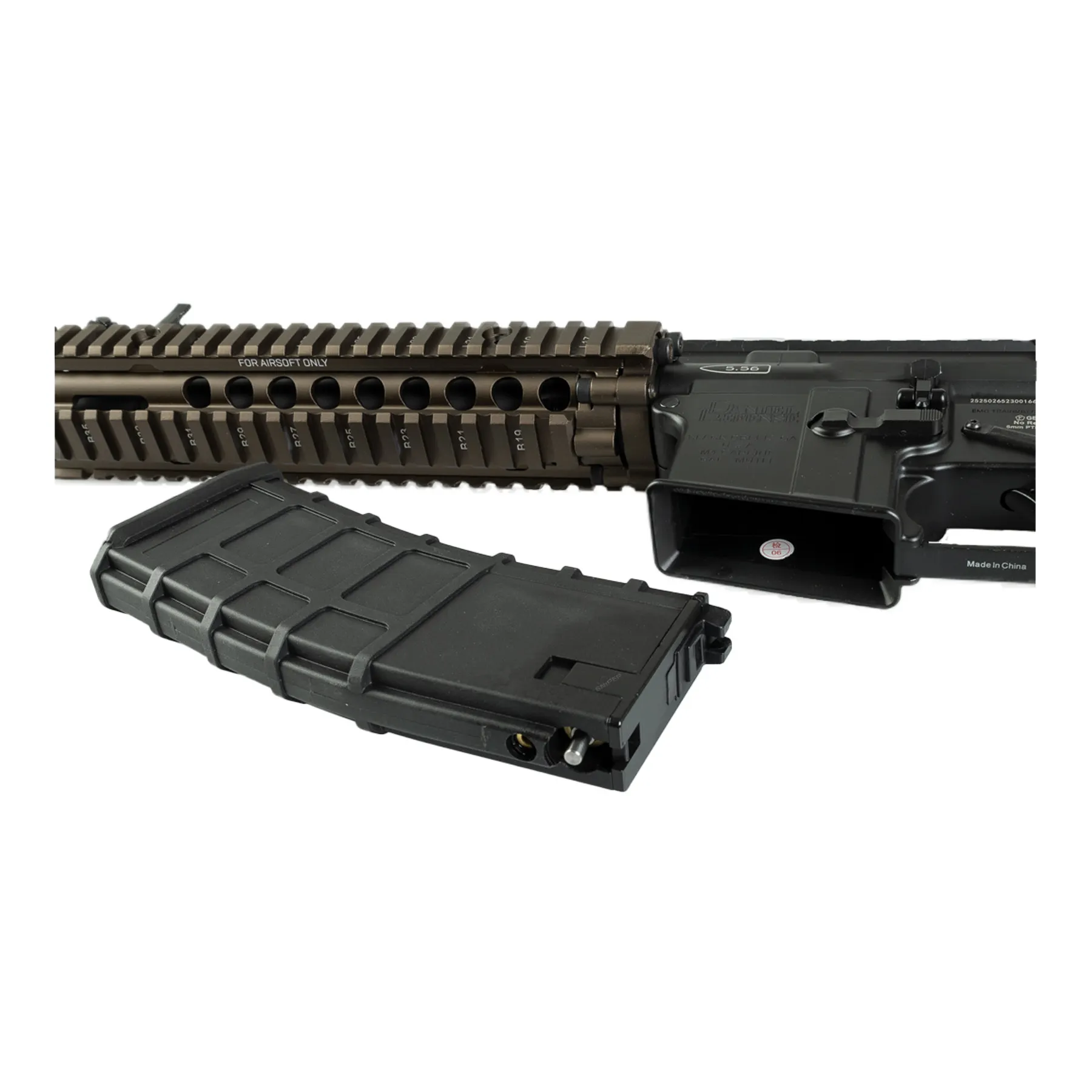 B-Ware Golden Eagle Daniel Defense MK18 GBB, Dualtone