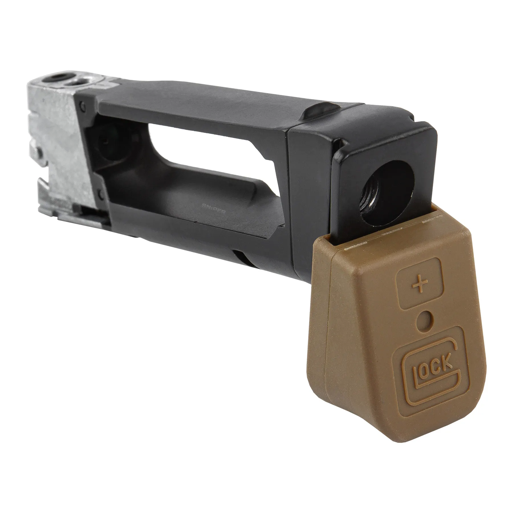 Glock 19X CO2 Ersatzmagazin Bicolor Softair