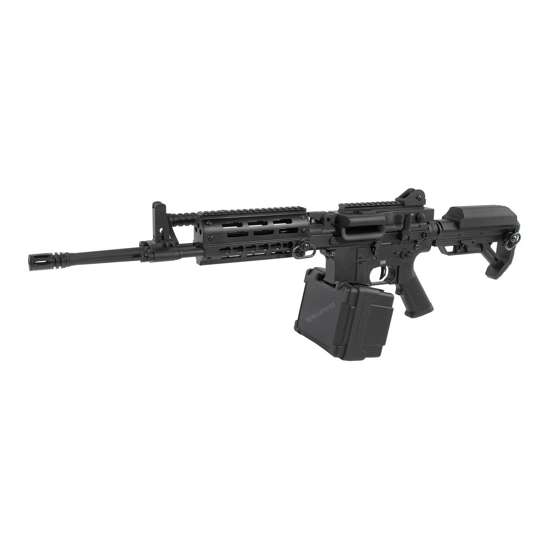 Golden Eagle MCR LMG mit Drum Mag, (S)AEG