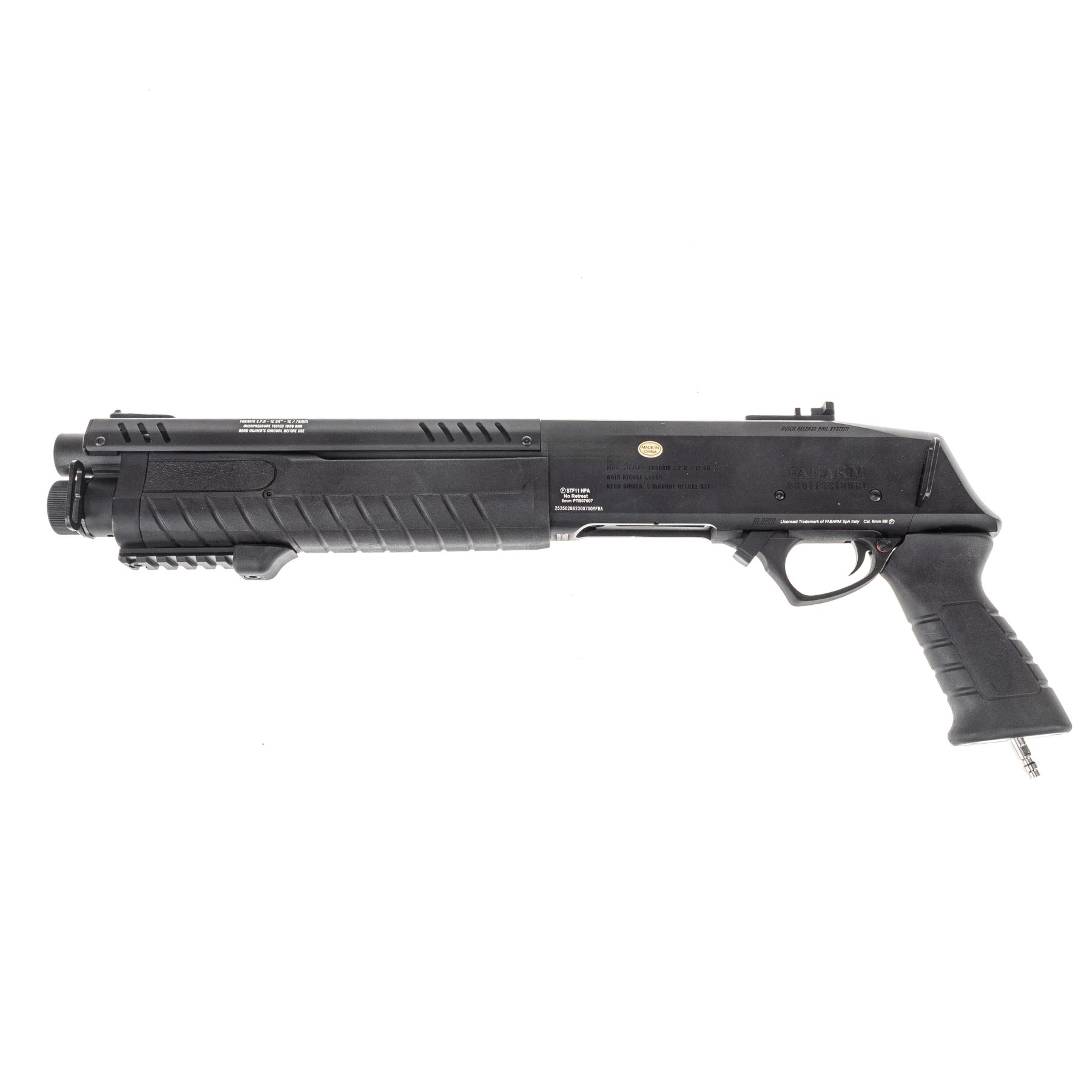 Fabarm STF12 Short Initial 11" HPA Pumpgun, Black