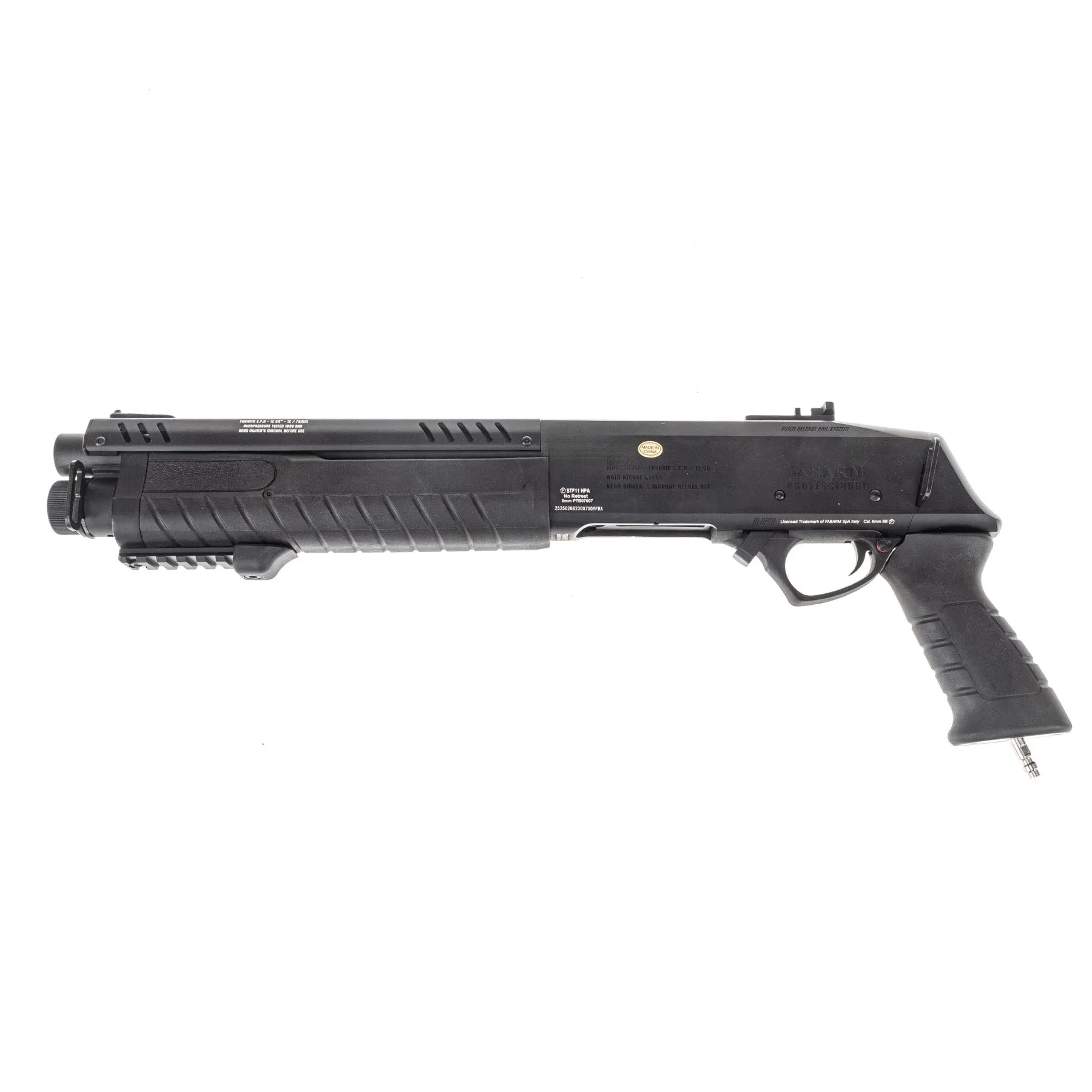 Fabarm STF12 Short Initial 11" HPA Pumpgun, Black Fabarm STF12 Short Initial 11" HPA Pumpgun, Black
