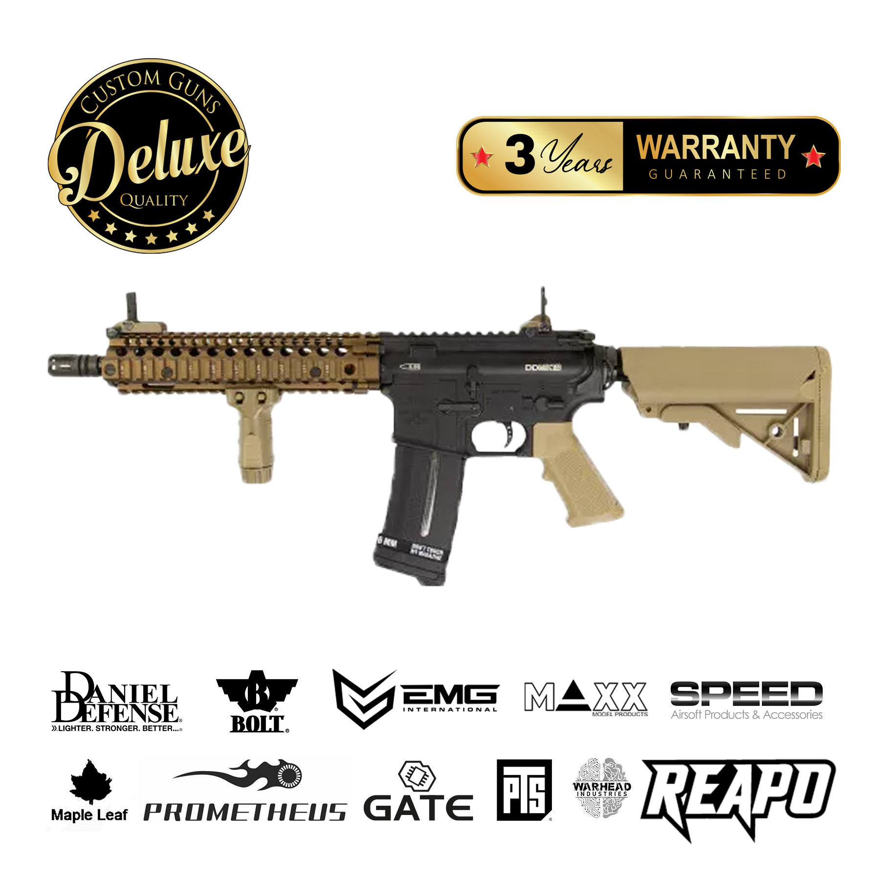 SAC Custom Daniel Defense MK18, (S)AEG