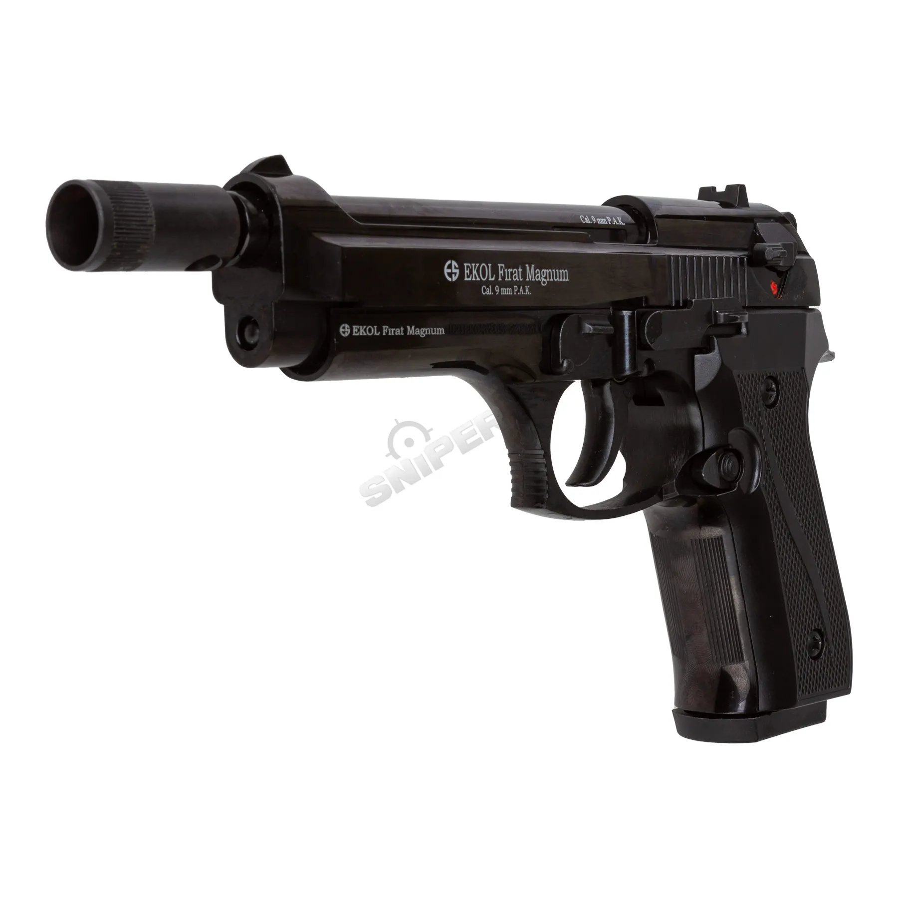 Silvester Bundle #1 EKOL Firat 9mm P.A.K. Schreckschusspistole, Black EKOL Firat 9mm P.A.K. Schreckschusspistole, Black