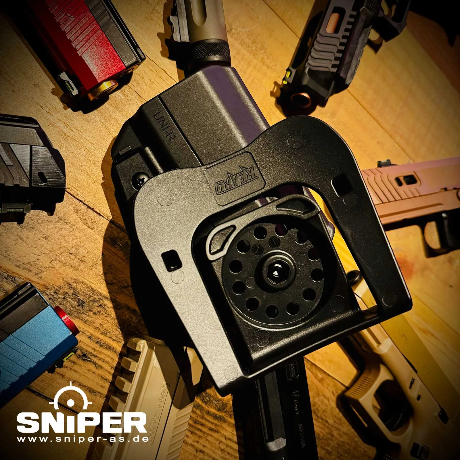 Reapo Universal Paddle Holster, Multi-Use, Black Reapo Universal Paddle Holster, Multi-Use, Black