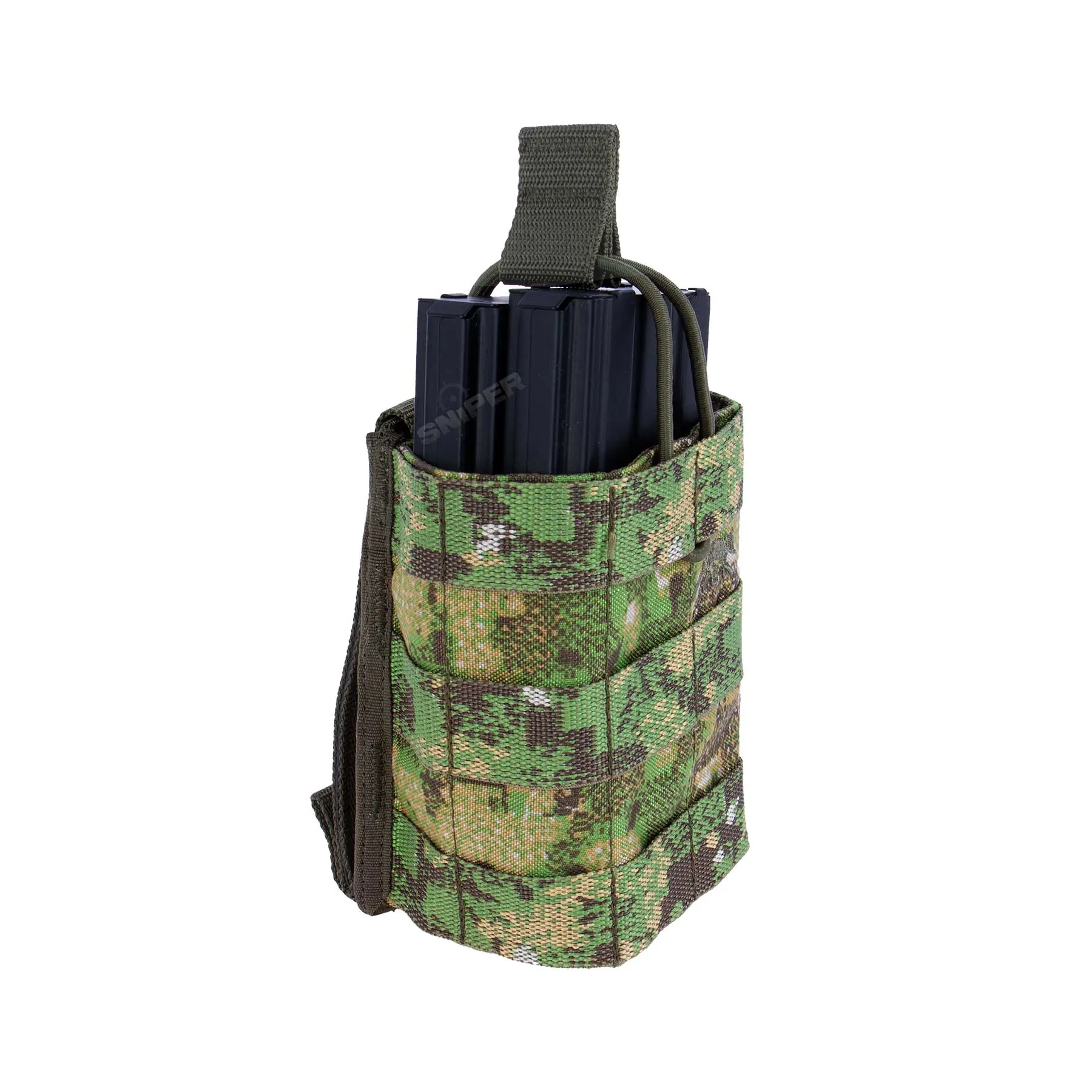 TT DBL Mag Pouch BEL, PenCott GreenZone