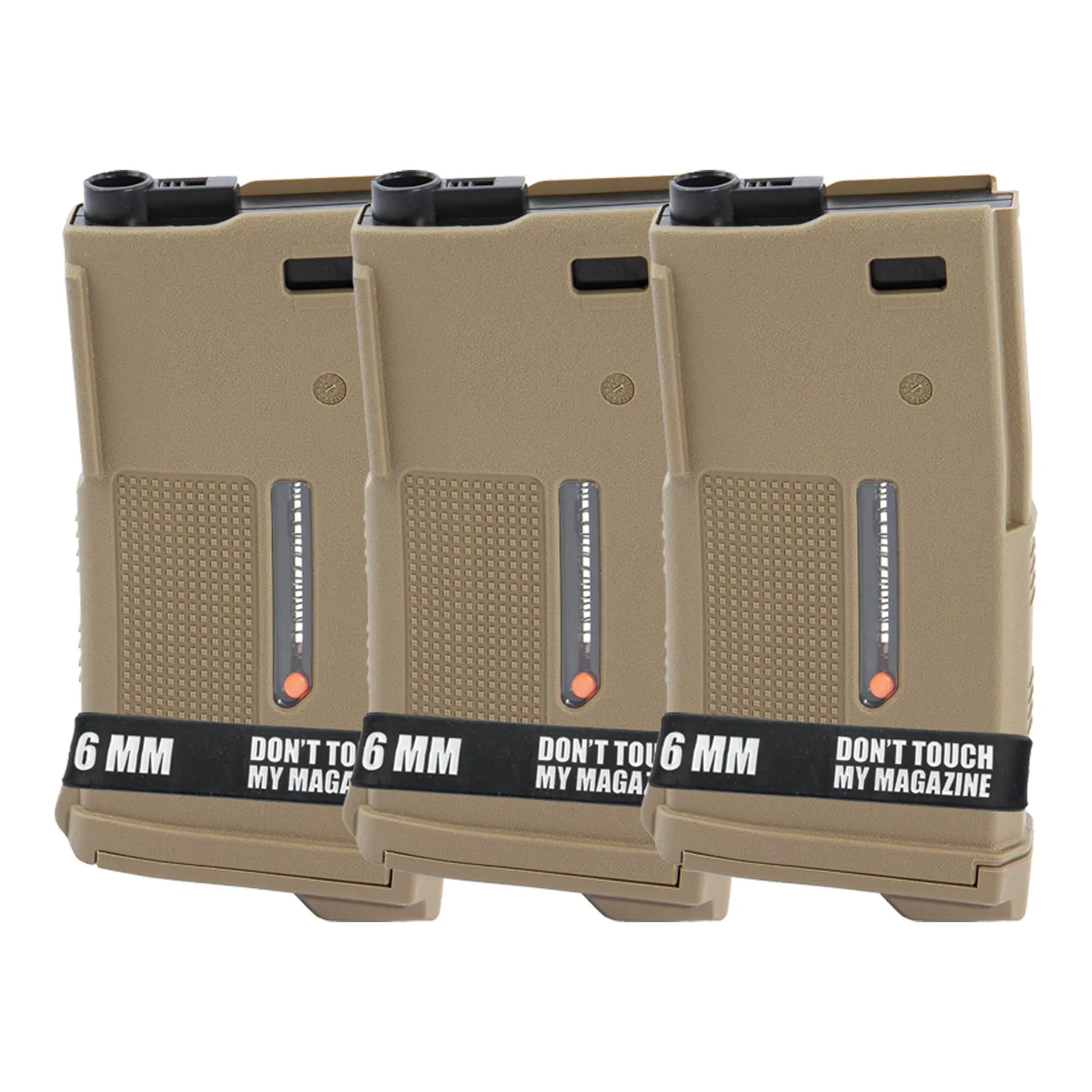 PTS Enhanced Short Magazine 170rds, Dark Earth, 3er-Set