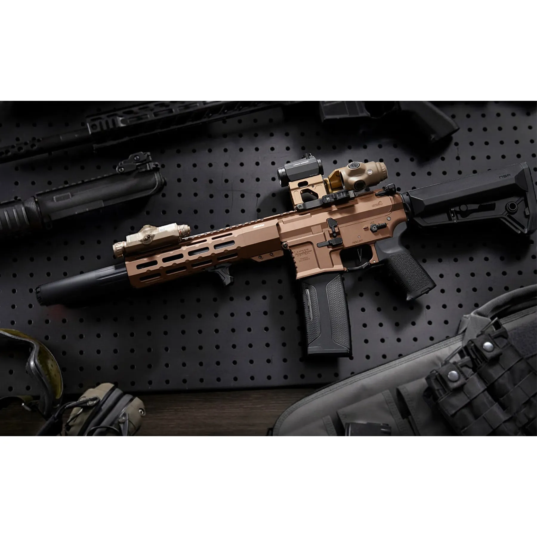 Einsteiger Set #1 - Lancer Mayo Gang MGC4 MK3 Gen.4 w/ Nebula (S)AEG, Tan