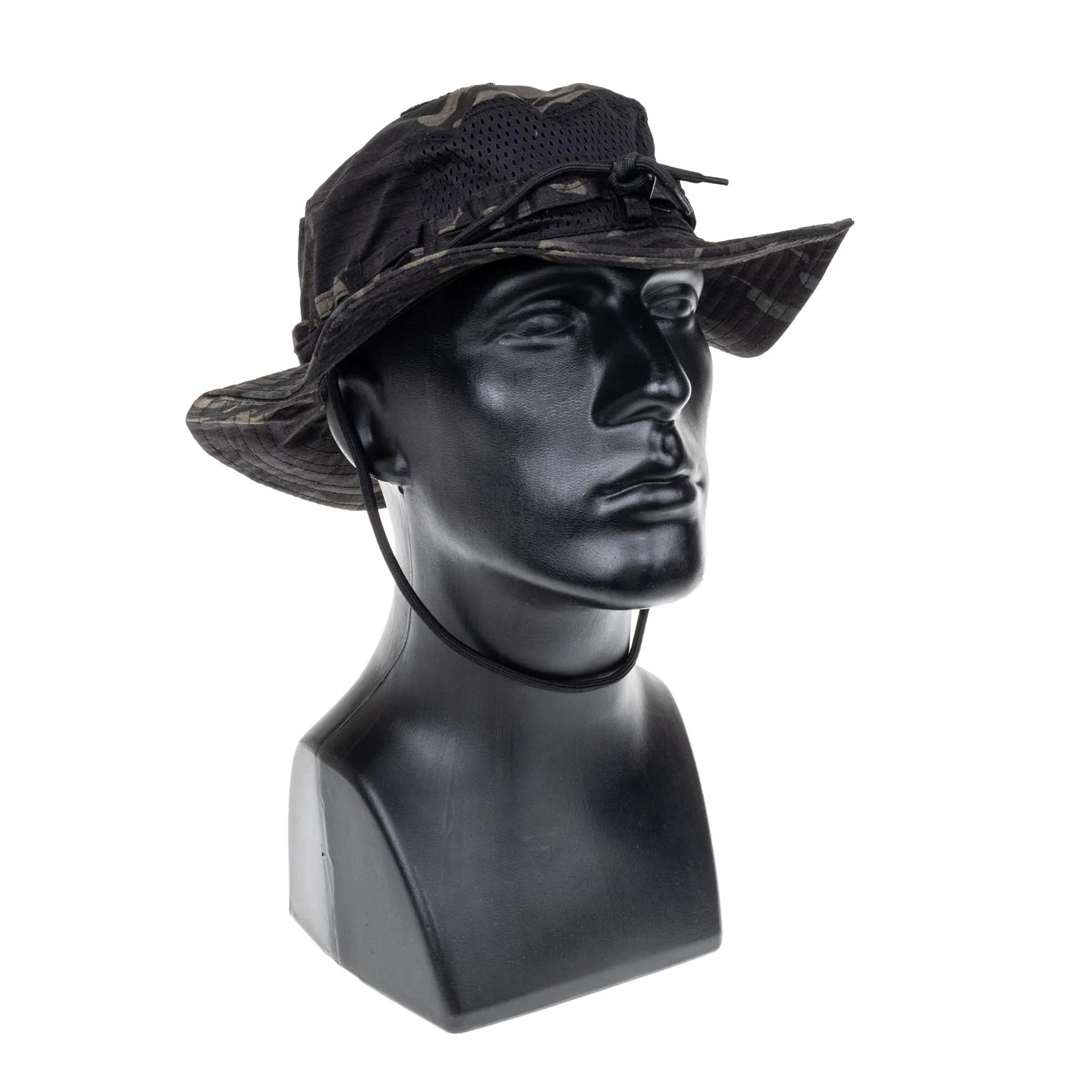 Boonie Hat 55-60cm, Black Camo