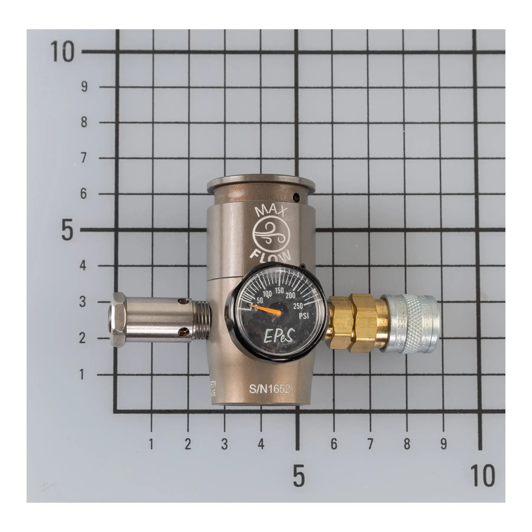 Max Flow Low Pressure HPA Regulator, US Max Flow Low Pressure HPA Regulator, US