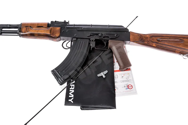AK74 Steel/Wood Mosfet (S)AEG, Black