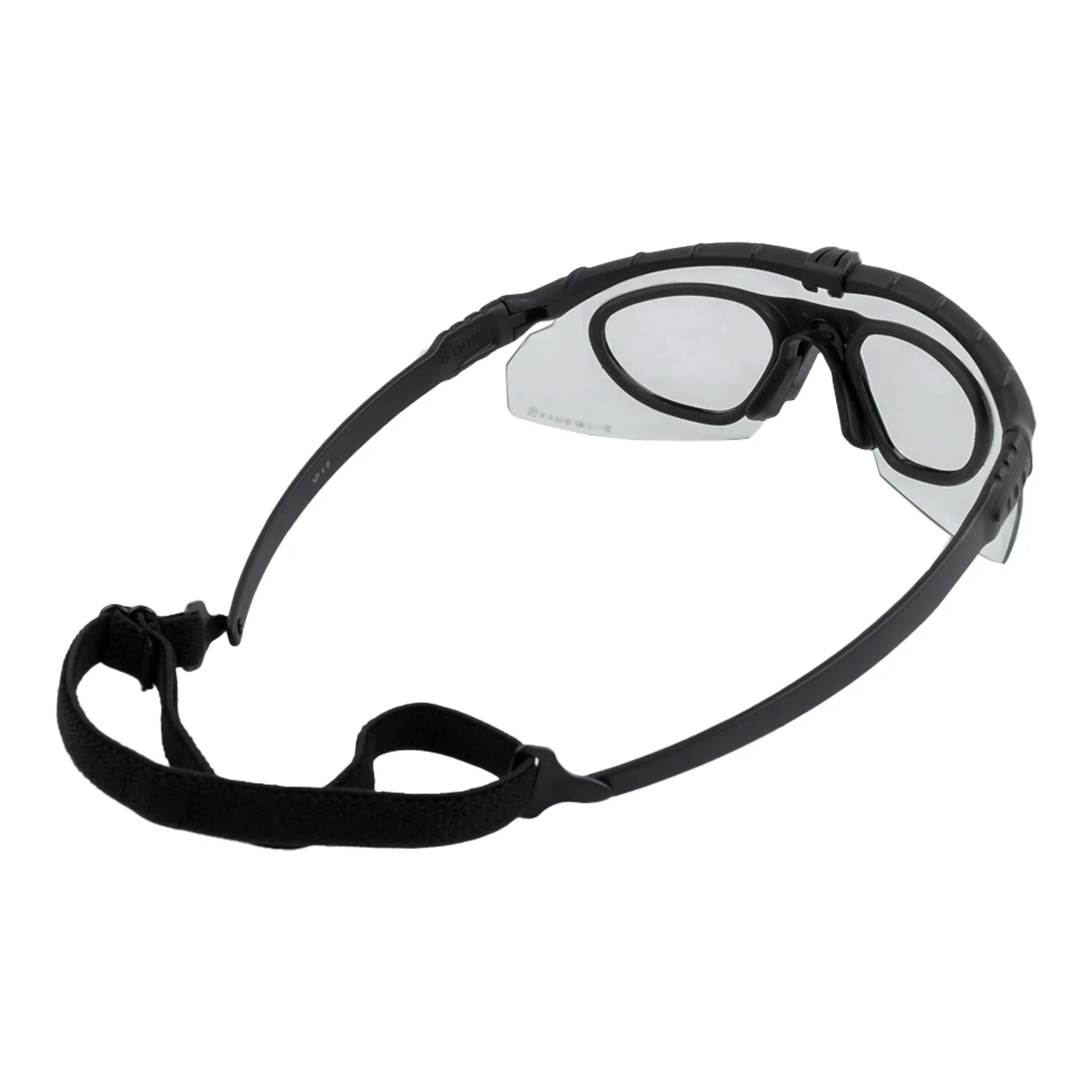 NP Battle Pro´s Schutzbrille mit Einsatz Black, Clear Lense