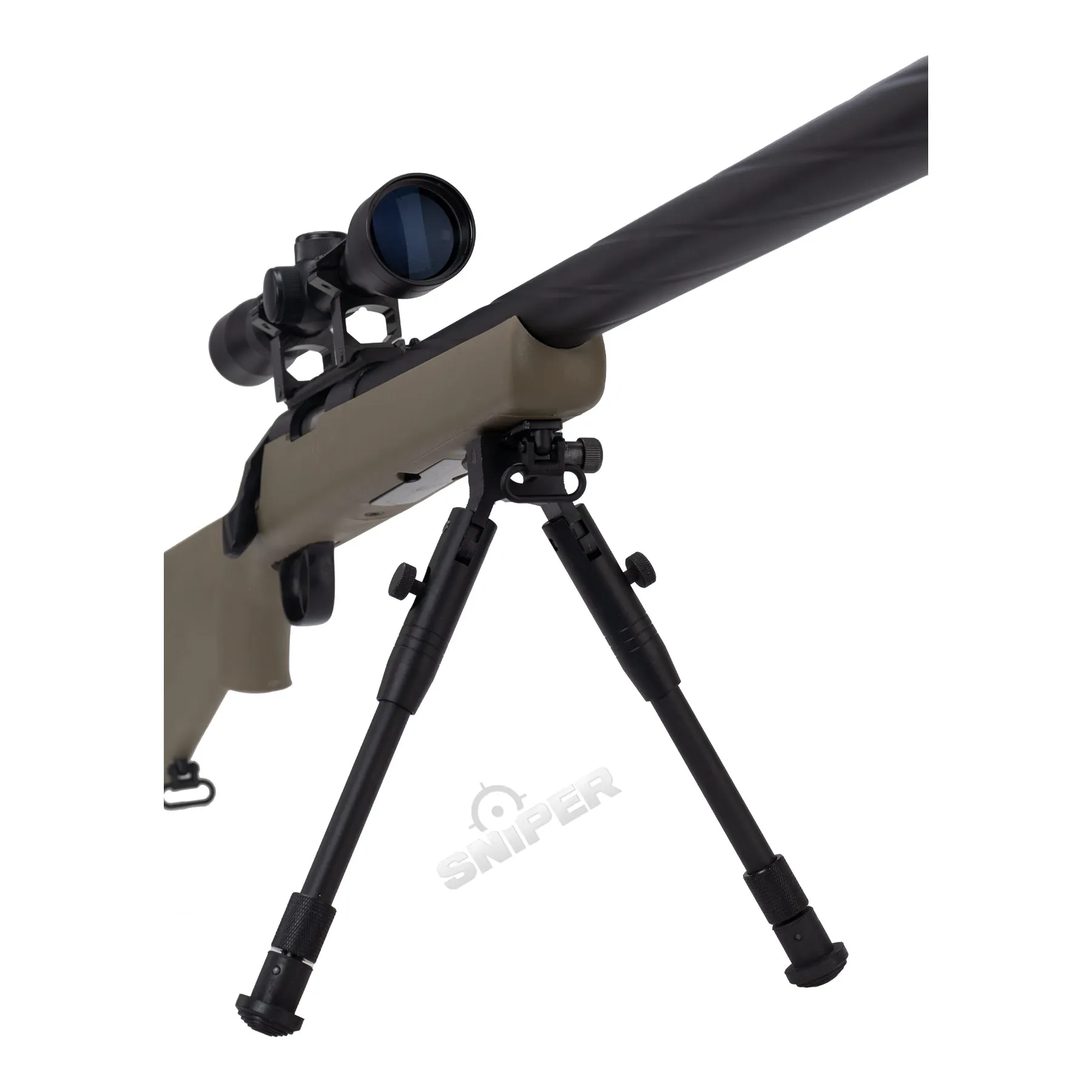 Specna Arms SA-S12 Scharfschützengewehr w/ Scope & Bipod, Tan