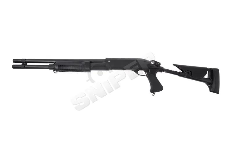 M870 Sheriff Sliding Tri-Shot Spring Shotgun,Black