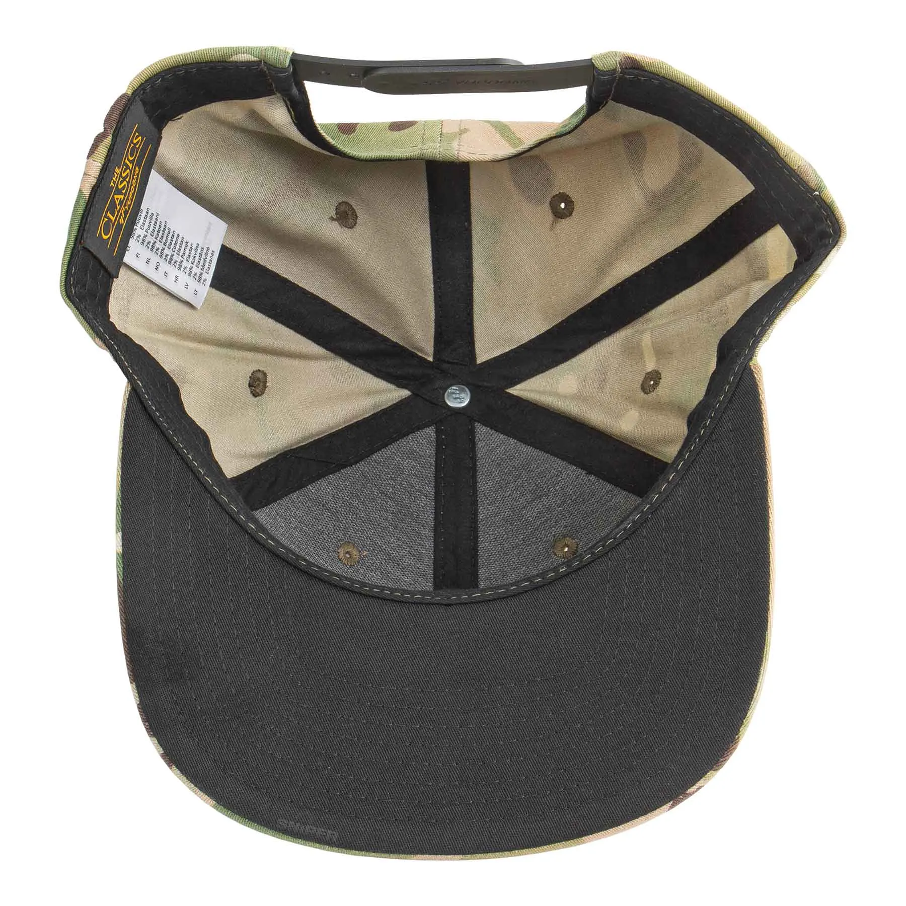 Classic Snapback Cap, Multicam
