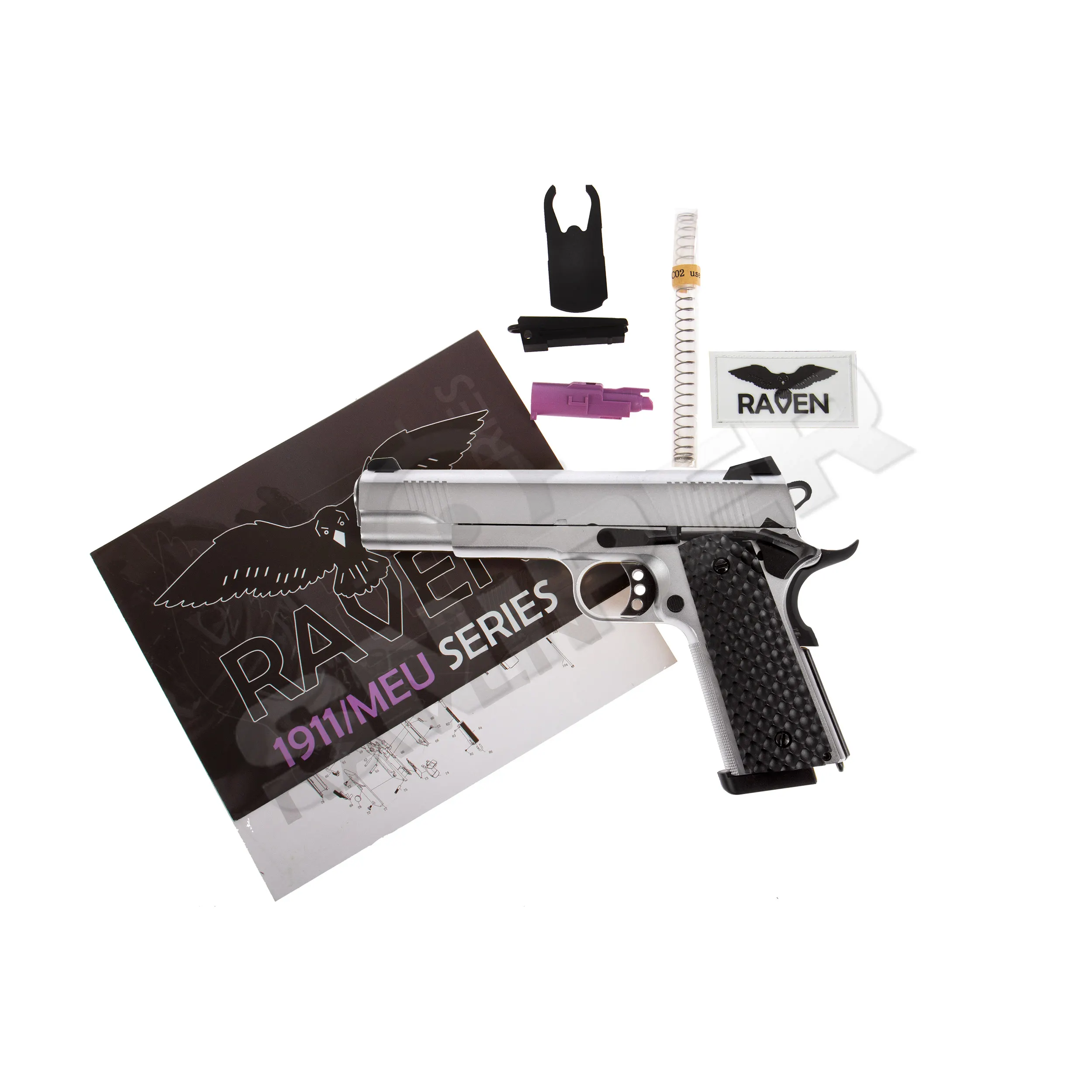 Raven 1911 MEU GBB, Silver Raven 1911 MEU GBB, Silver