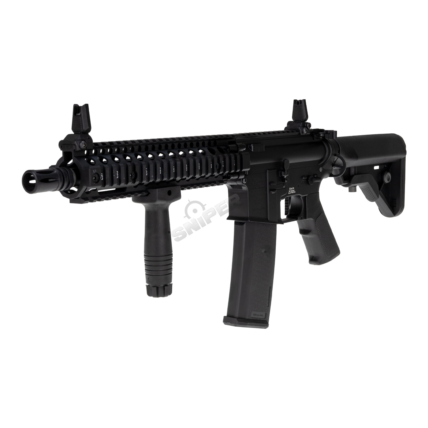 SA-E19 Edge Daniel Defense MK18 w/ HAL ETU (S)AEG, Black