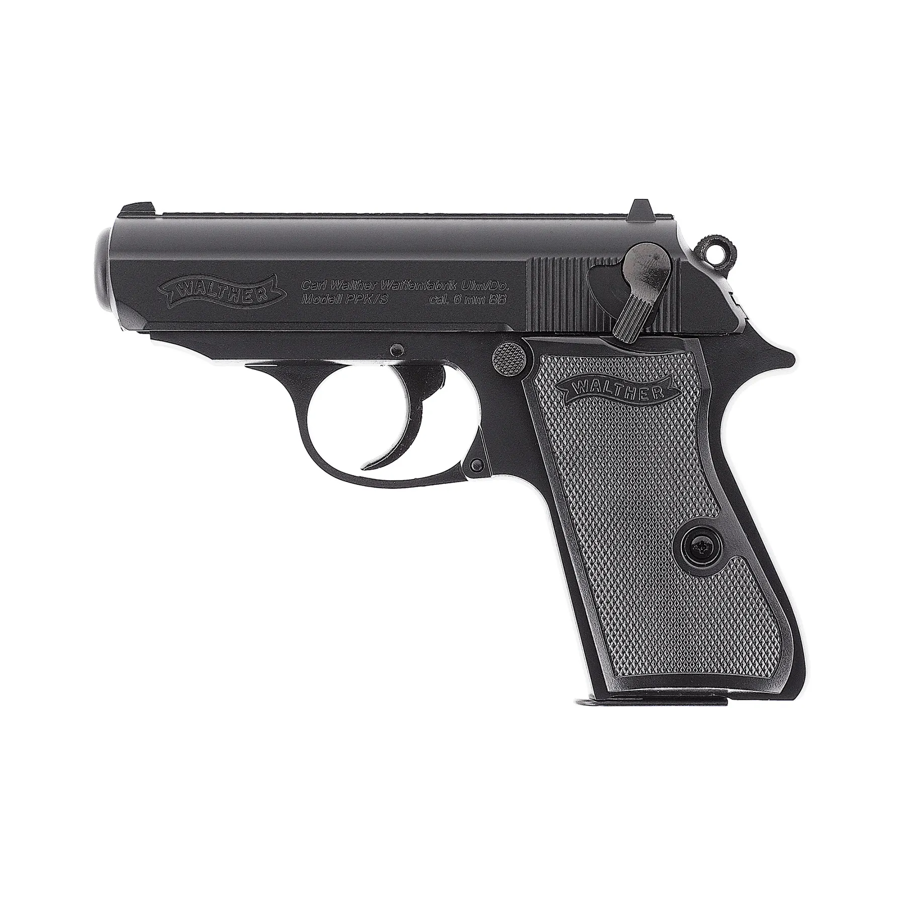 Walther PPK/S < 0,5J Federdruck Pistole, Black