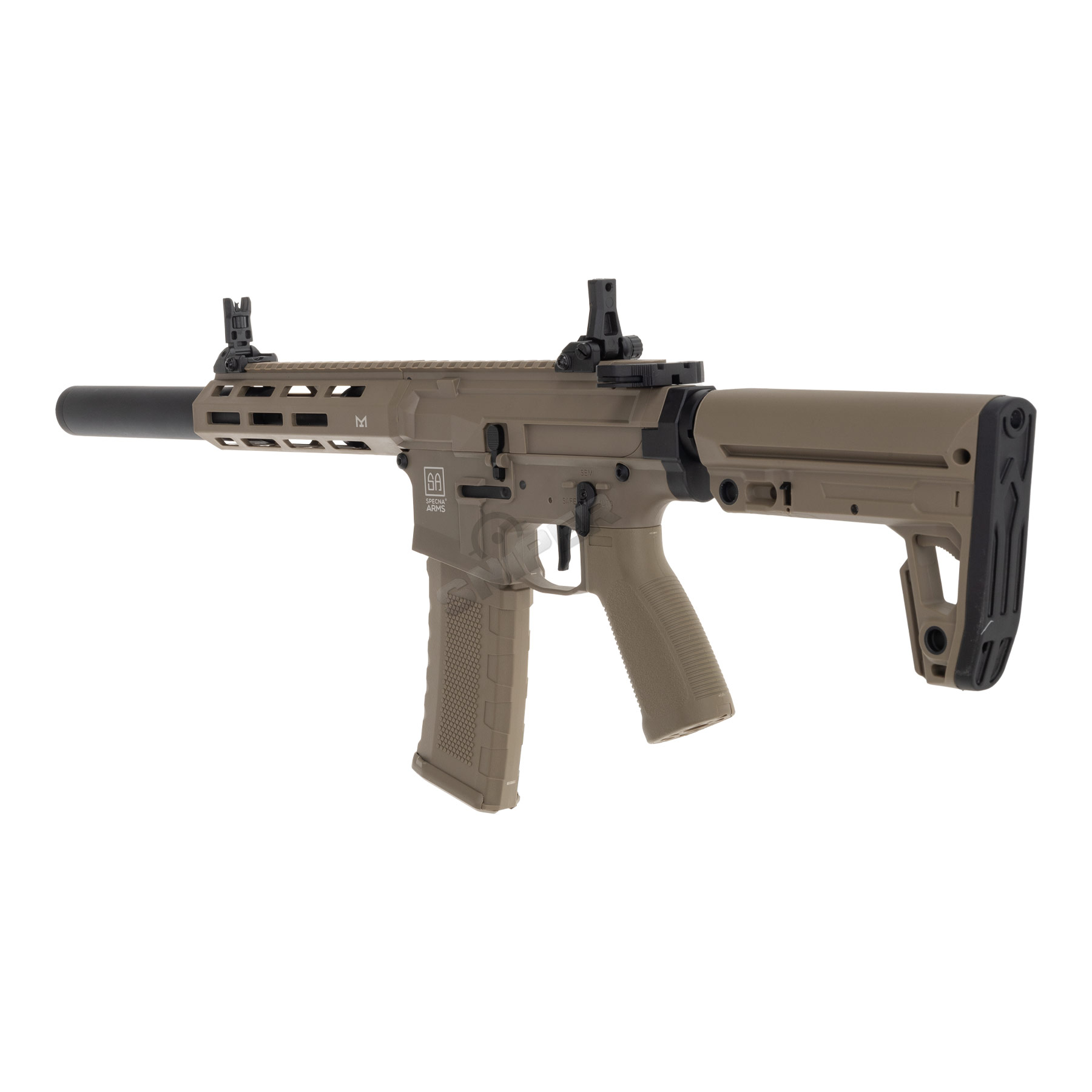 Specna Arms SA-F21 Flex Tuned-Up w/ ETU < 0,5 Joule Softair Gewehr, Tan