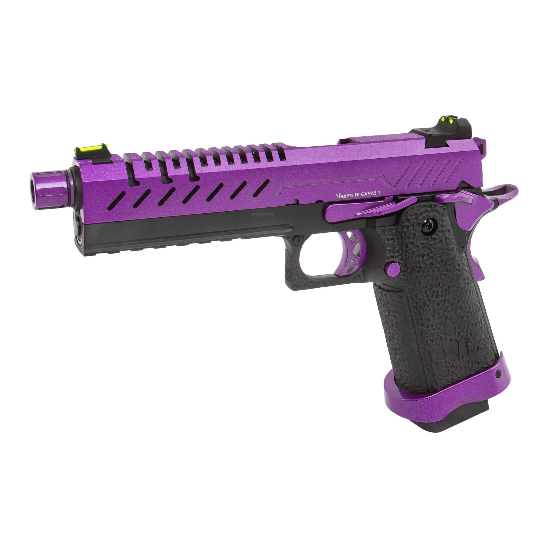 Vorsk Hi-Capa 5.1 Purple GBB Softair Pistole