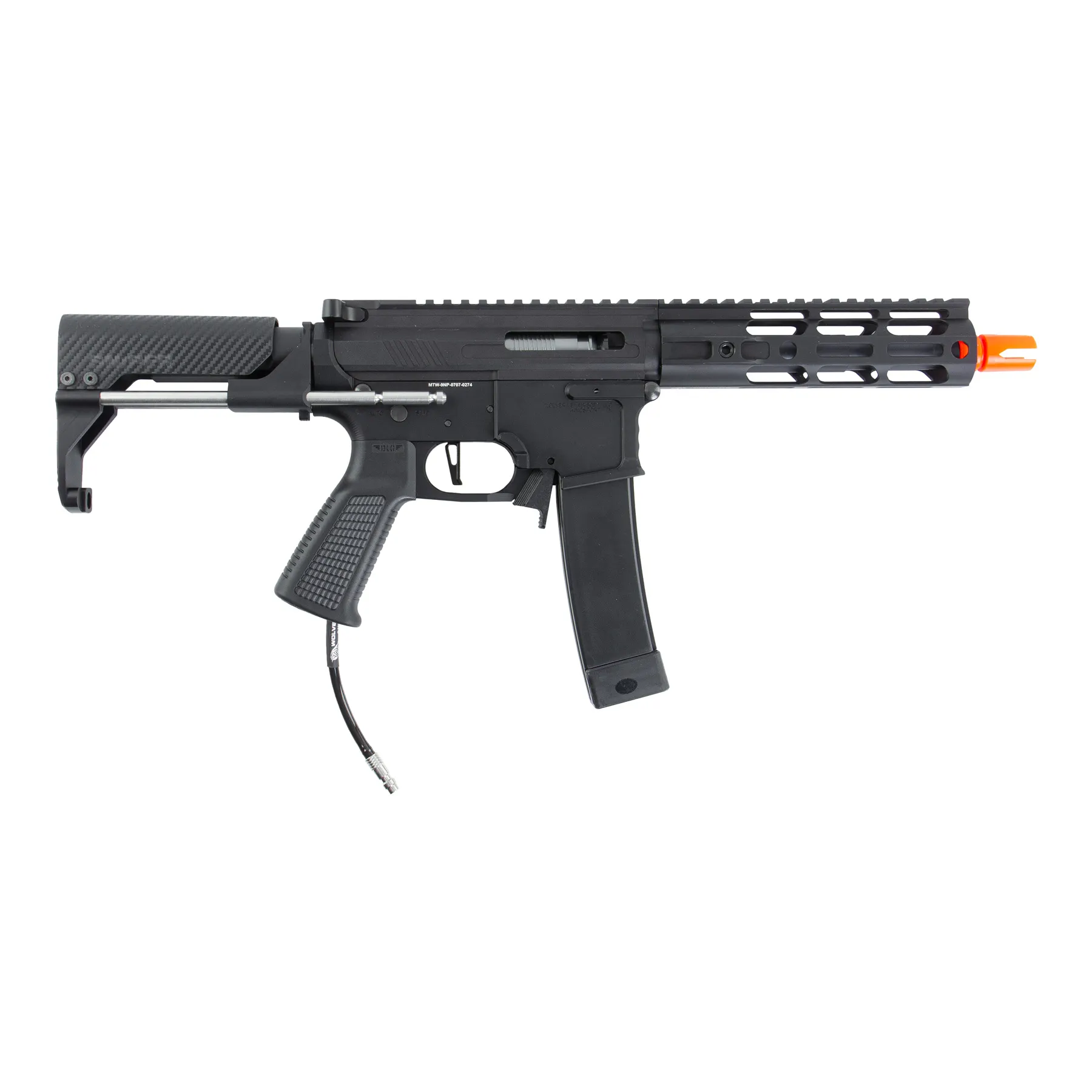 MTW 9 Series 7" Inferno PDW, Black